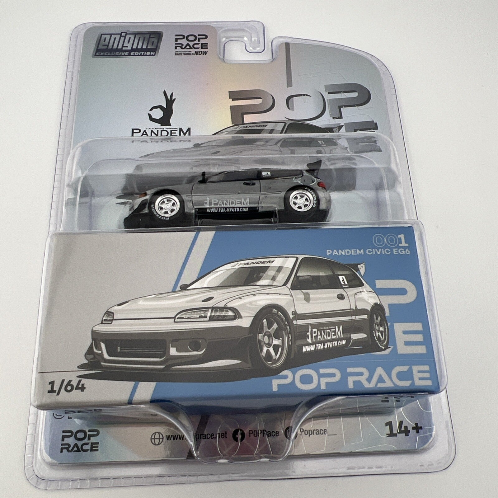 Pandem Civic EG6 Raw Metal   POPRACE PRE 001 CH7