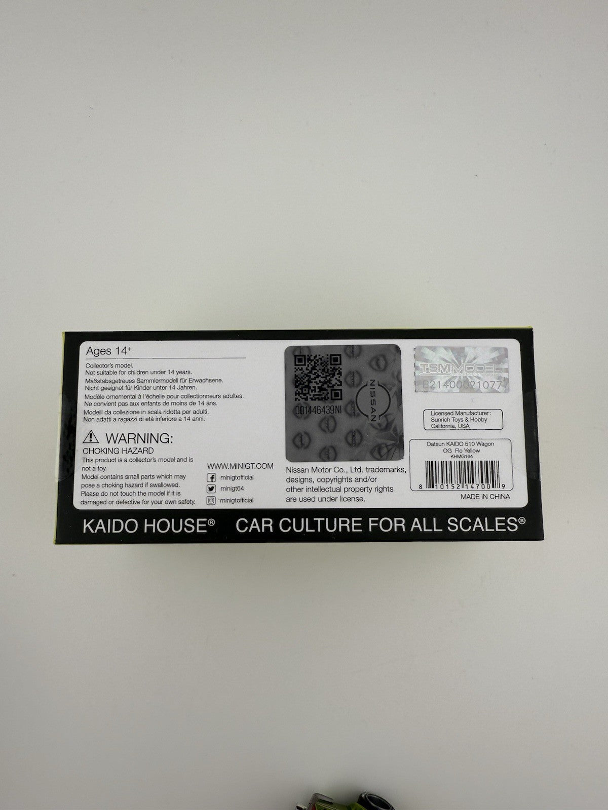 Datsun 510 Wagon Kaido House 0G Flo Yellow   Kaido House KHMG_164 Open Boxes9