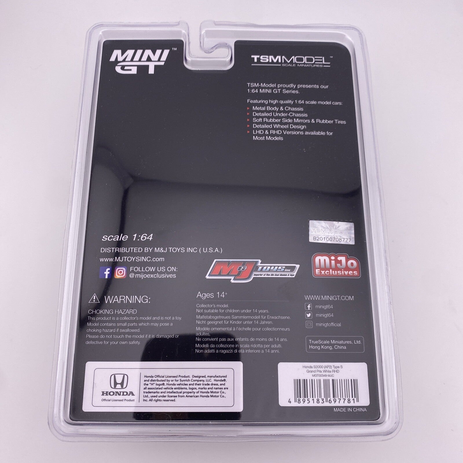 Chase   Honda S2000 (AP2) Type S   Mini GT MGT 003494