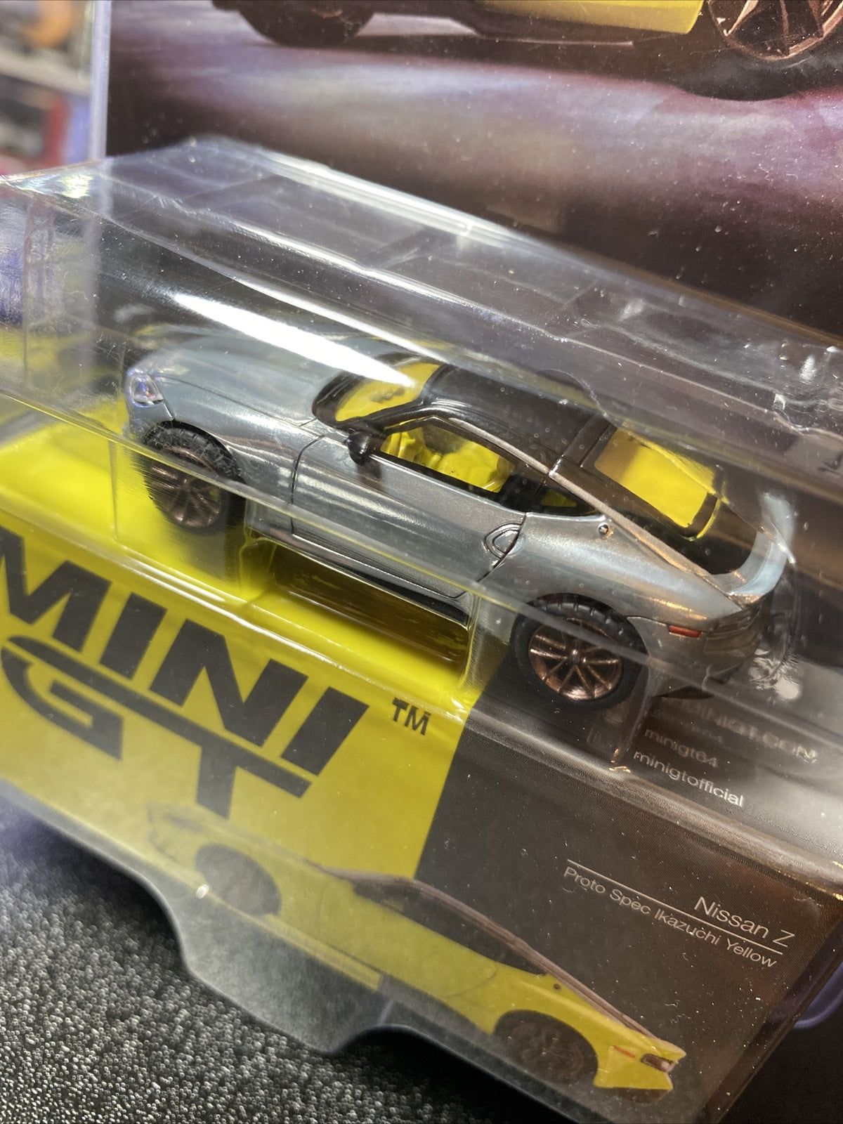 CHASE Nissan Z Proto Spec   Ikazuchi Yellow   MINI GT 415 MiJo 1 of 1257
