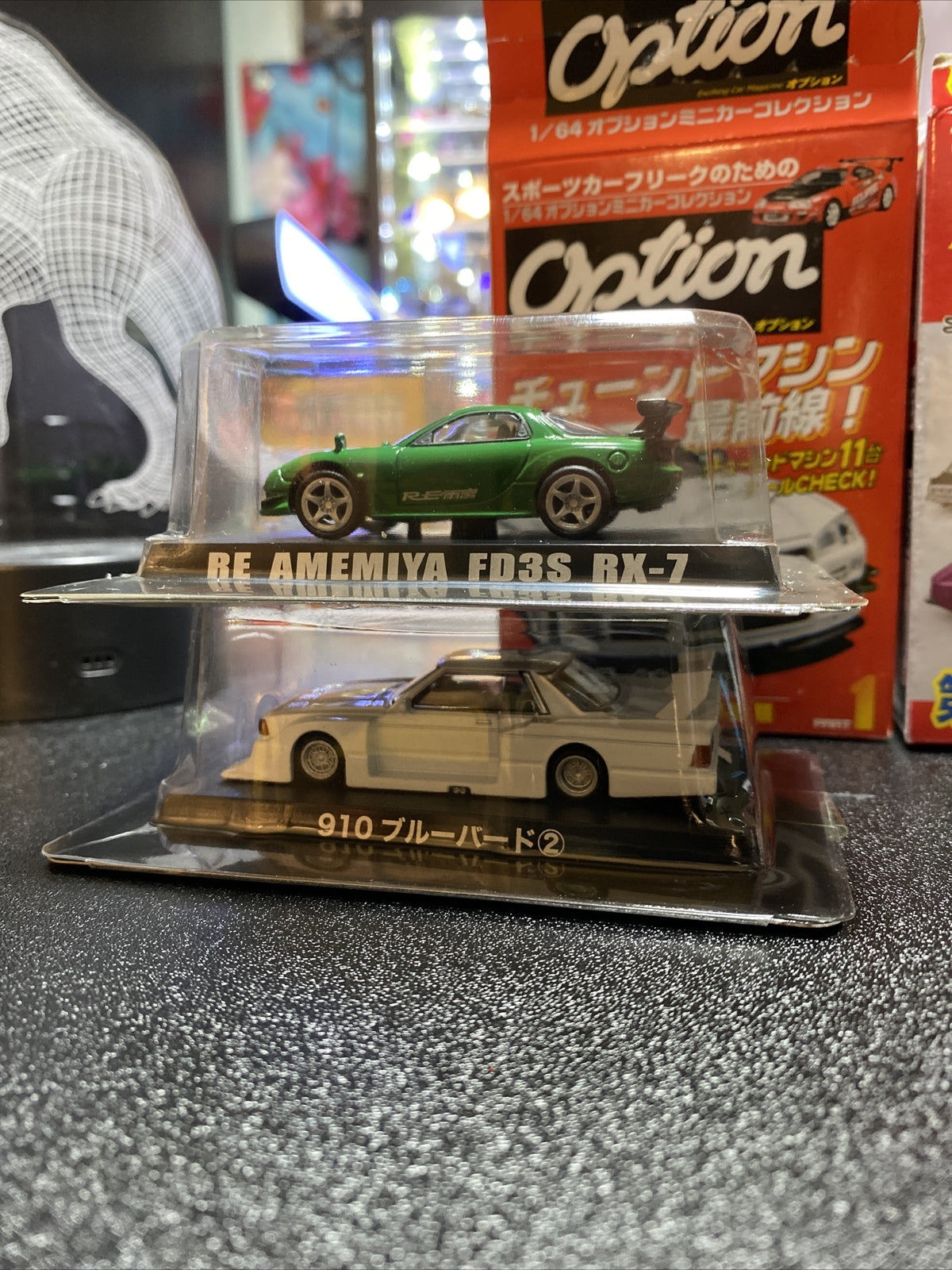 1/64 Aoshima Grachan Nissan Laurel & Option Model Re Amemiya FD3S RX 7 (2)8