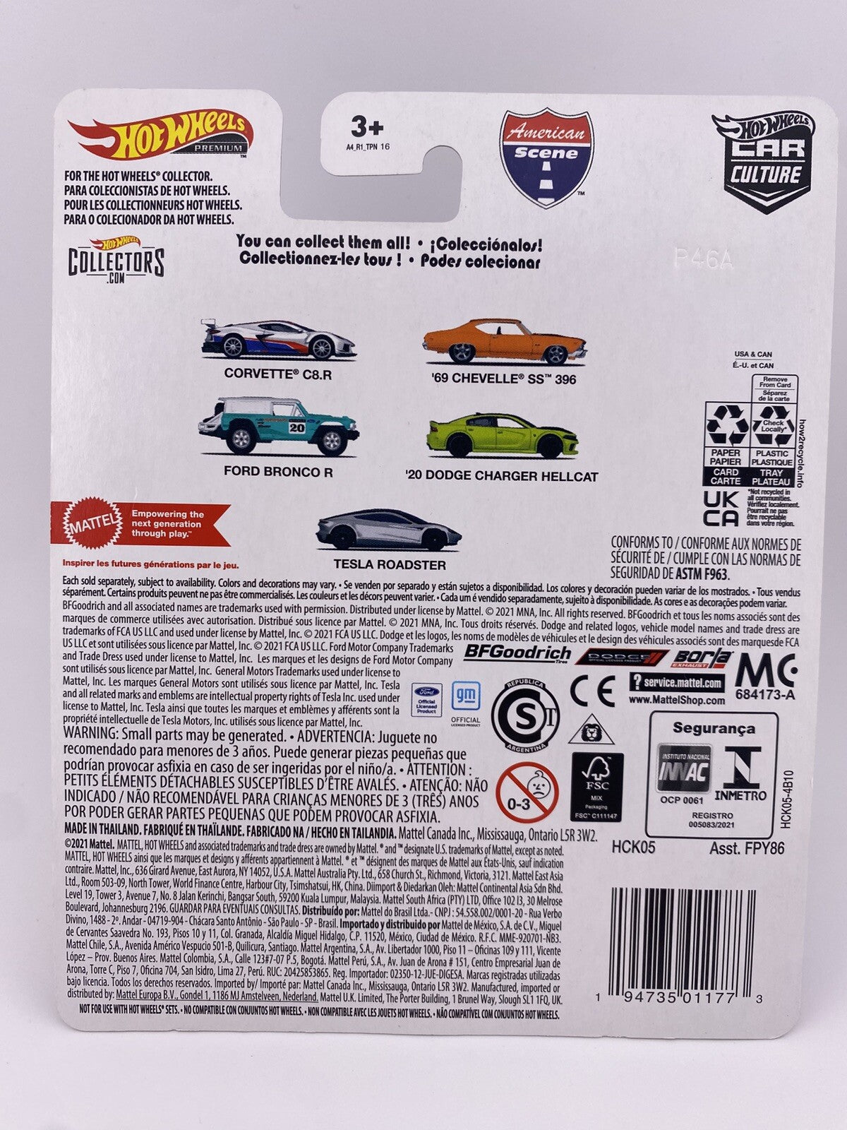 Ford Bronco R   Hot Wheels Premium 2022 Car Culture American Scene in Protector2