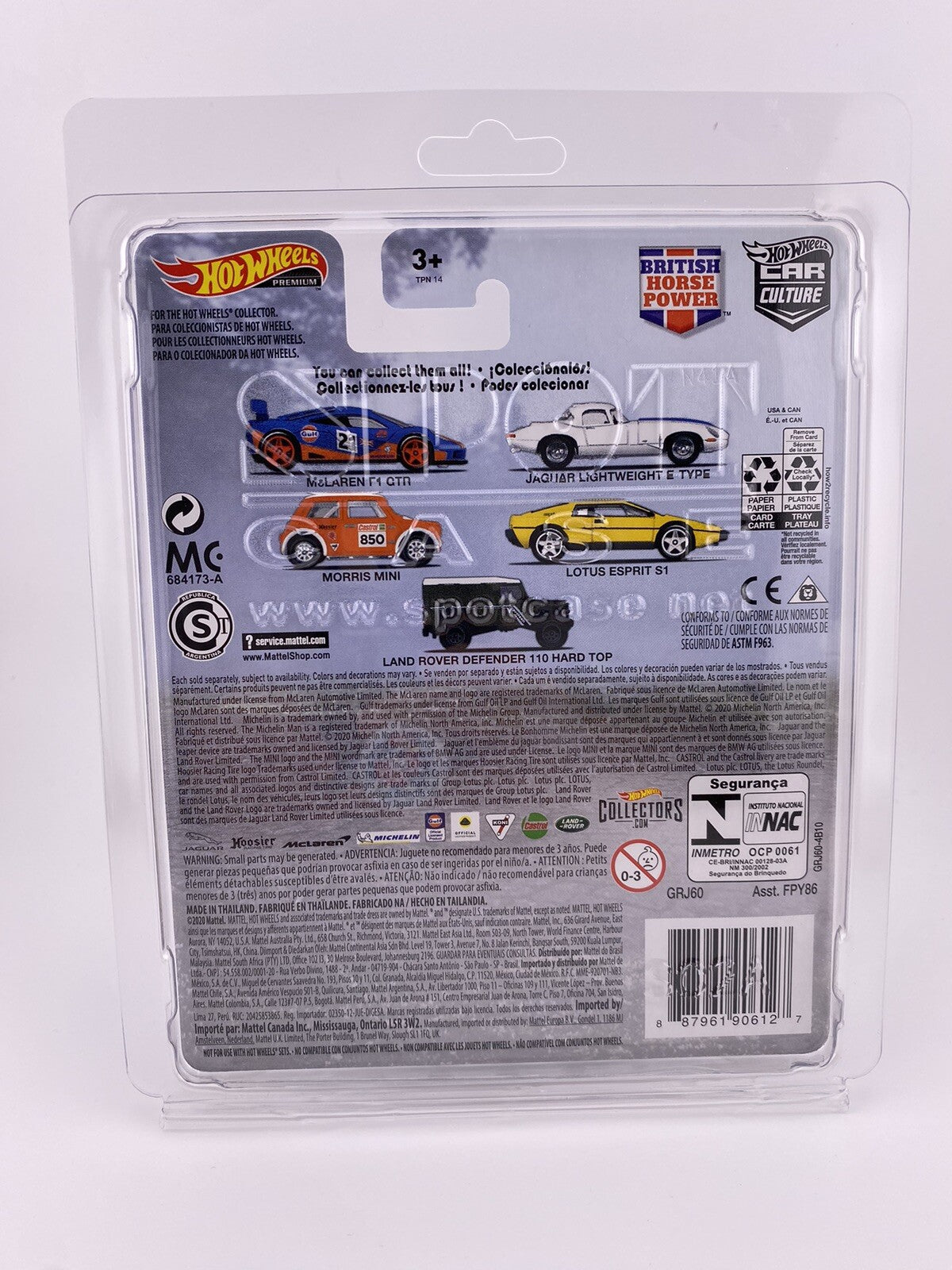 Jaguar Lightweight E Type   Hot Wheels   British Horse Power 2 of 5 in Protector5
