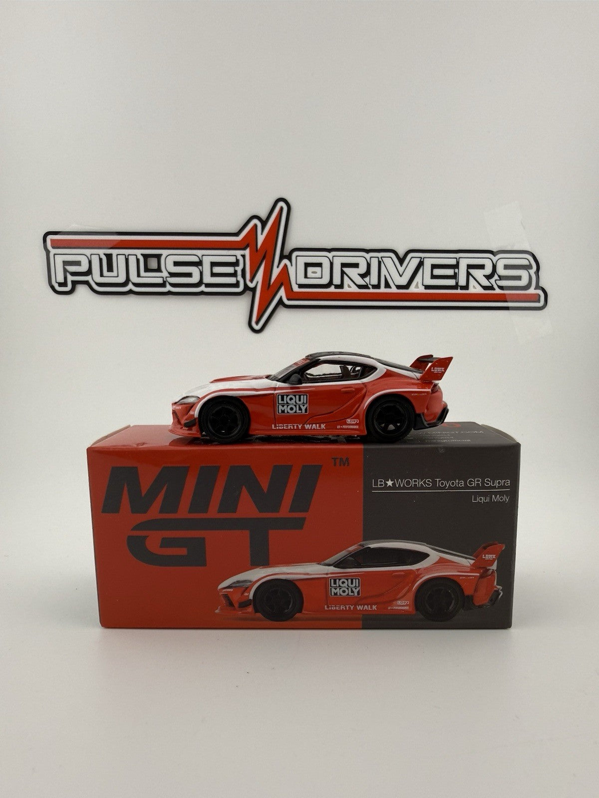 Toyota GR Supra LB Works Red   Mini GT MGT 00290 Liquid Moly0