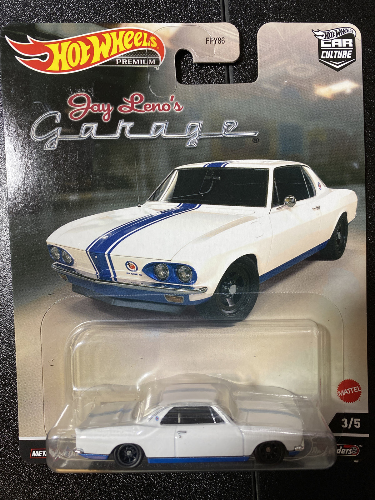 Hot Wheels Jay Leno’s Garage ‘66 Chevrolet Corvair Yenko Stinger 3/5 in Protecto0