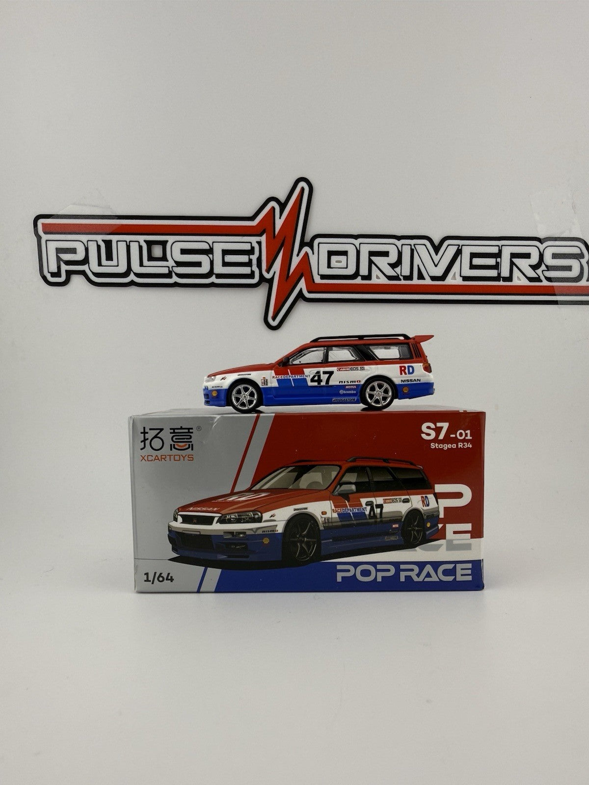 Nissan Stagea R34 - POPRACE XCarToys S7-010
