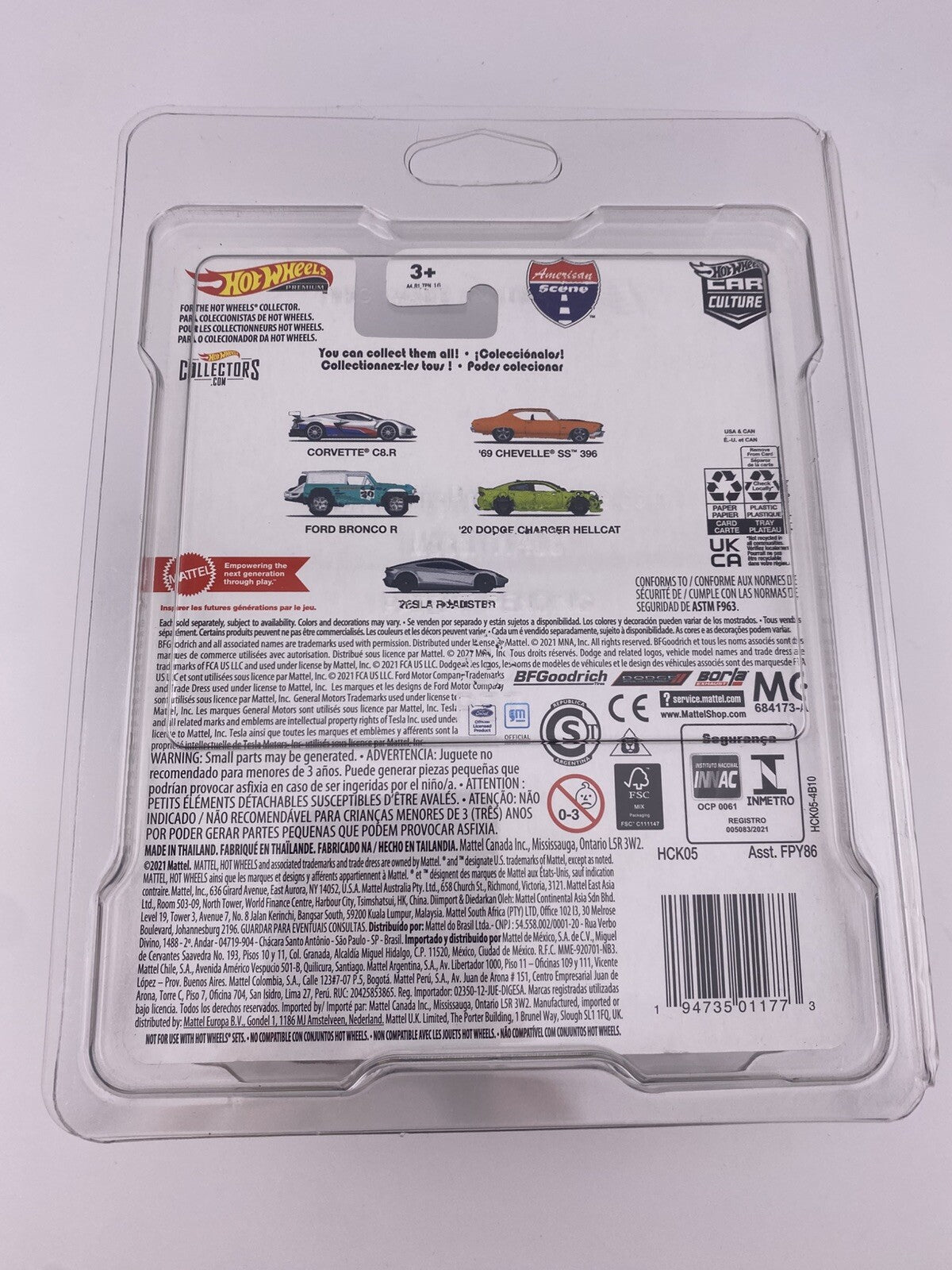 Ford Bronco R   Hot Wheels Premium 2022 Car Culture American Scene in Protector3