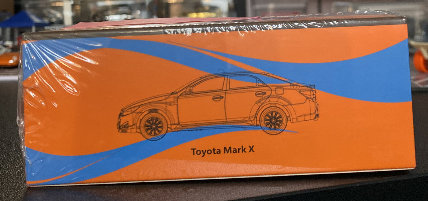 MAY 2023 GCD 1/64 Toyota Mark X Sport 350S (GRX133) white / black hood wheel3