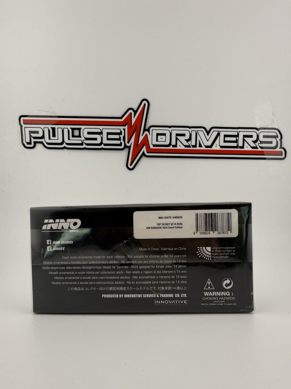Nissan GT R R35 Top Secret IAM BANGKOK 1/64 BY INNO64 IN64 R35TS IAMBK255