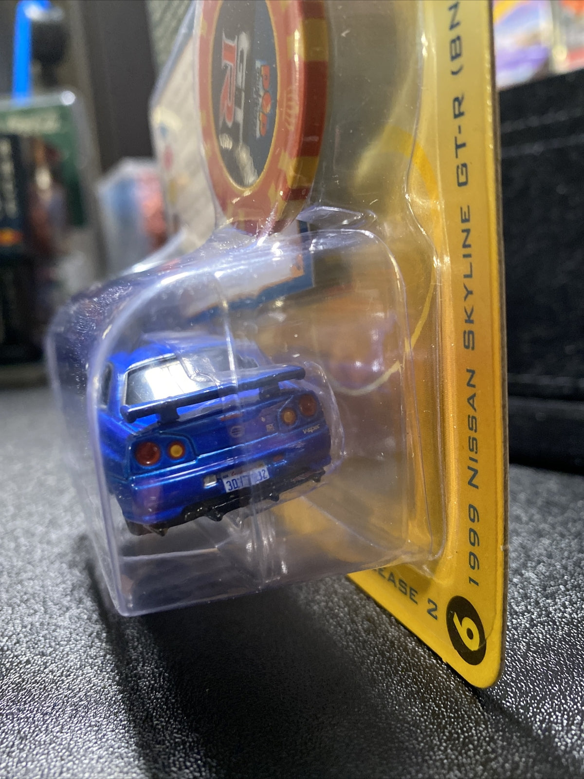 1999 Nissan Skyline GT R RHD (Right Hand Drive) Blue Metallic with Poker Chip4