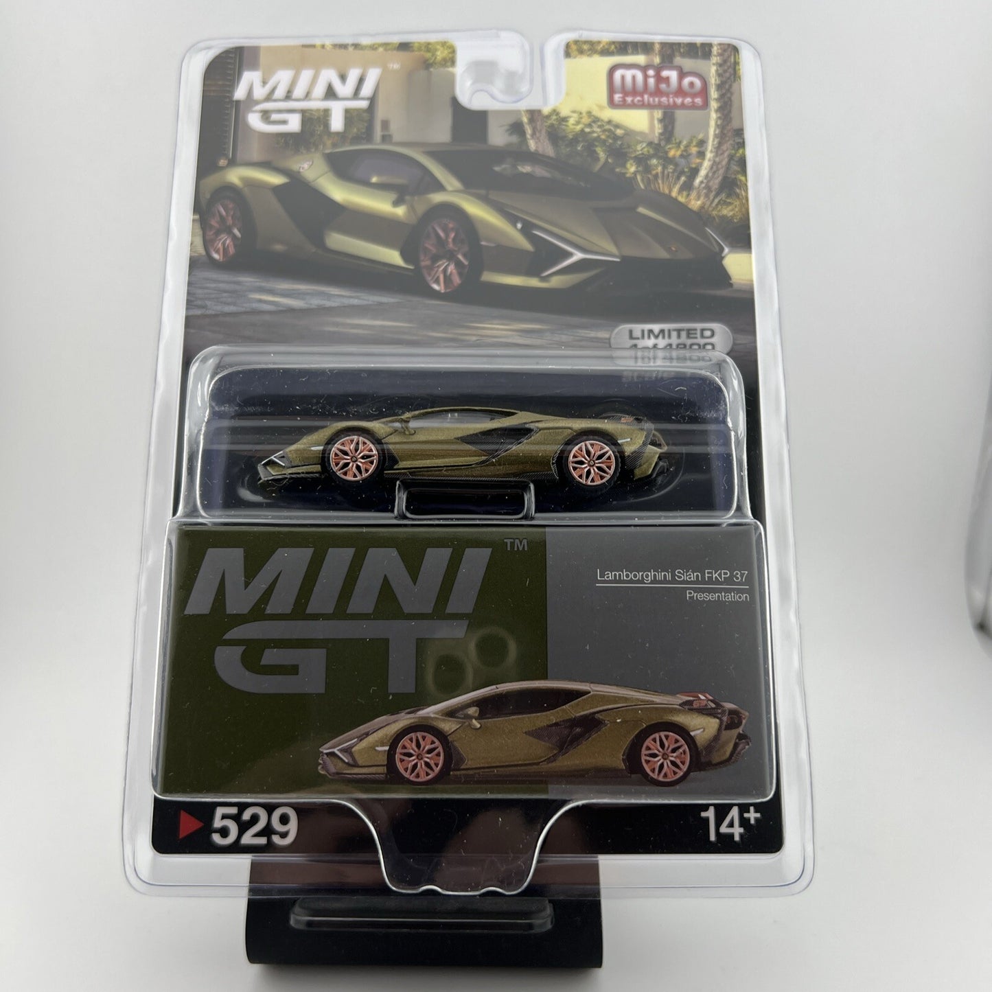 Lamborghini Sian FKP 37 Matte Green   Mini GT MGT 005290