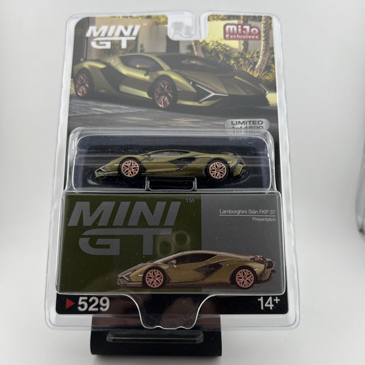 Lamborghini Sian FKP 37 Matte Green   Mini GT MGT 005290