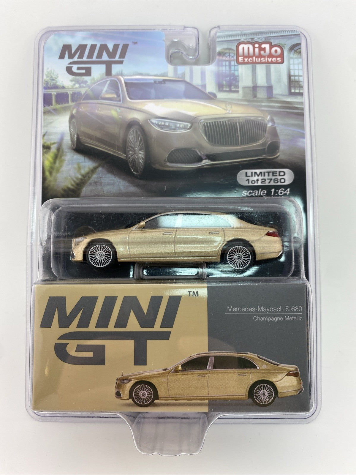 Mercedes Maybach S680 Champange Metallic   Mini GT MGT 006041
