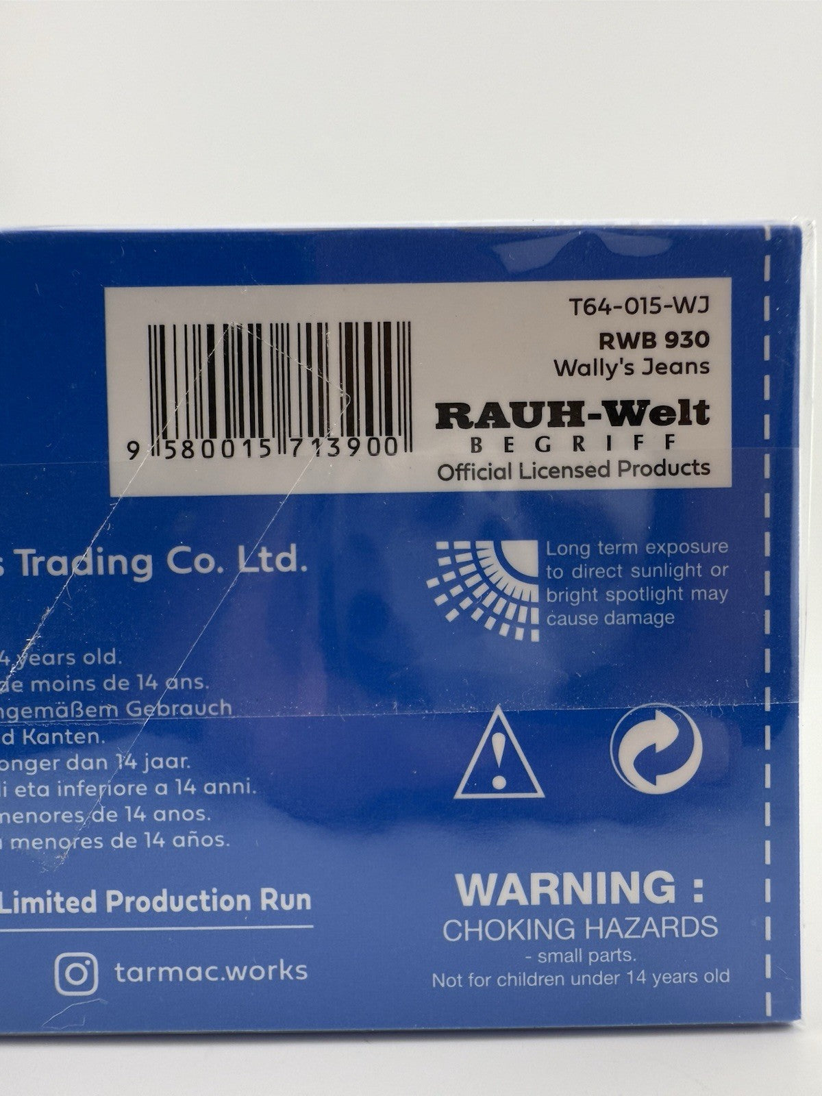RWB 930 Blue   Tarmac Works T64 015 WJ Wally's Jeans3