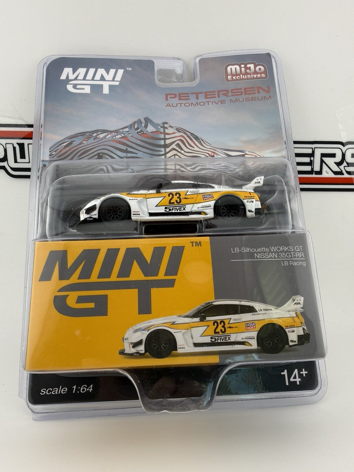 LB Silhouette Works GT Nissan 35GT RR Ver1 LBWK Mini GT 00528 Petersen Packaging1