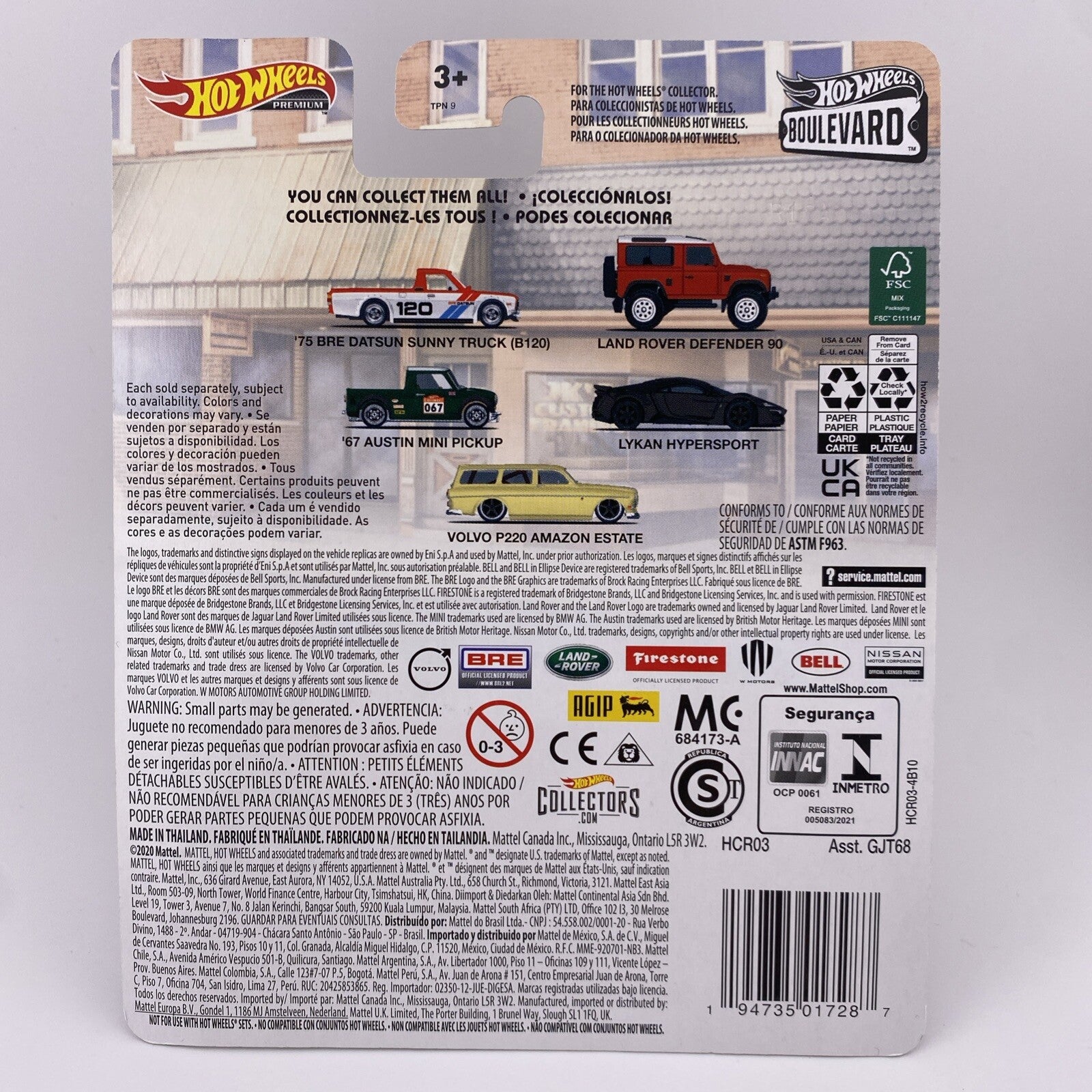 67 Austin Mini Pickup   Hot Wheels 2022 Boulevard  #48 in Protector3