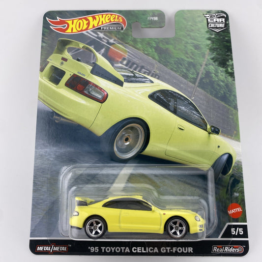 95 Toyota Celica GT Four Yellow   Hot Wheels Mountain Drifters 5/5 in Protector0