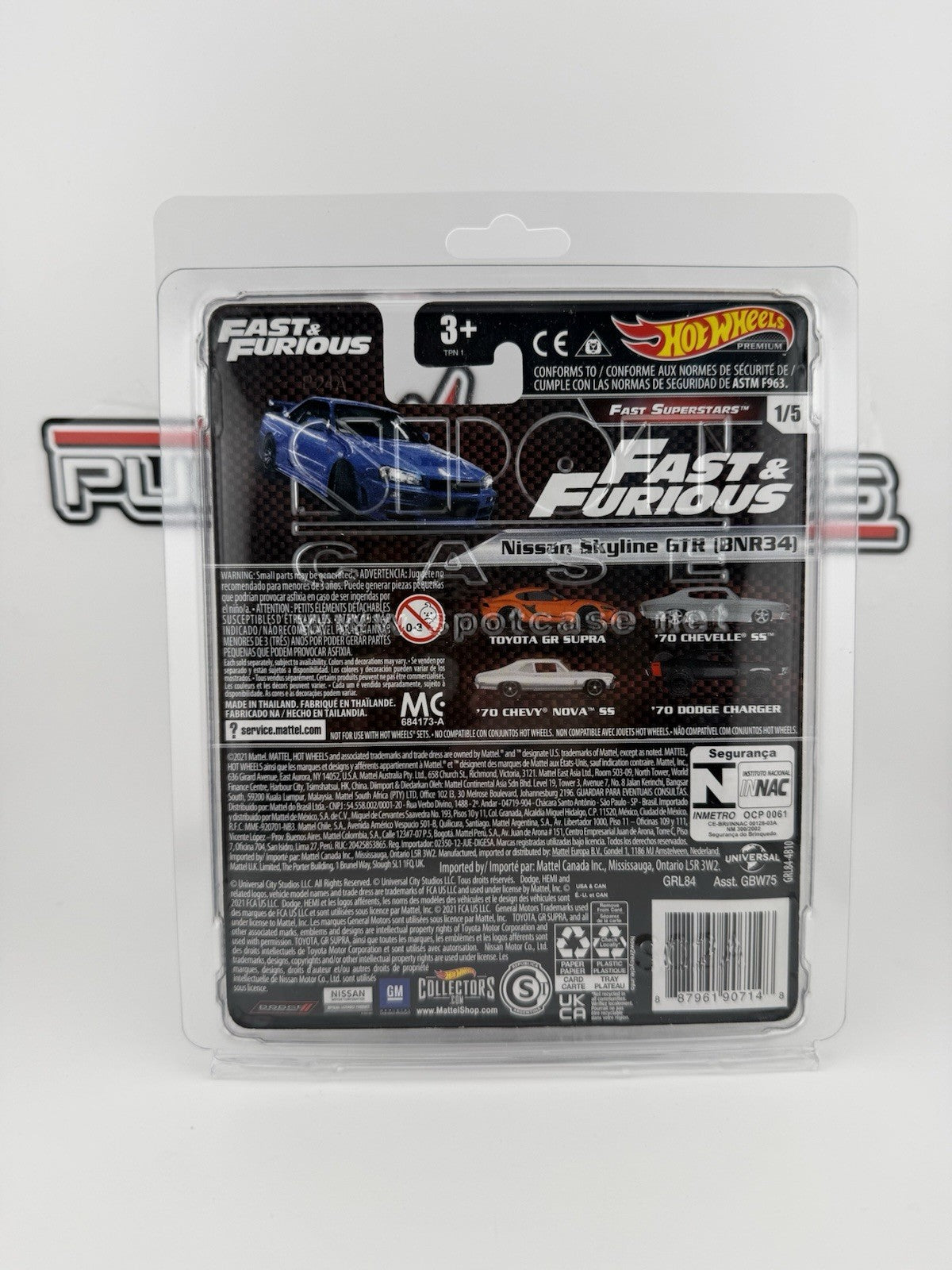 Nissan Skyline GT R BNR34   Hot Wheels Fast and Furious Superstars 1/5 Protector4