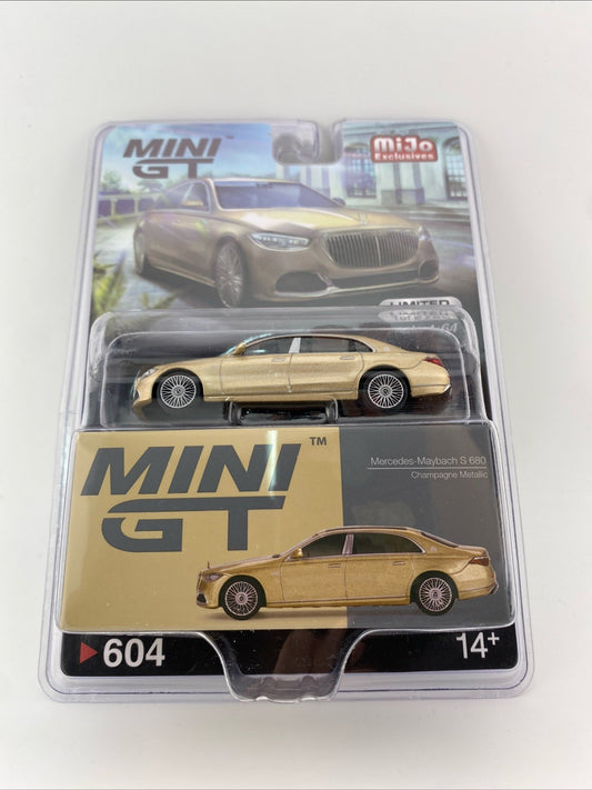 Mercedes Maybach S680 Champange Metallic   Mini GT MGT 006040