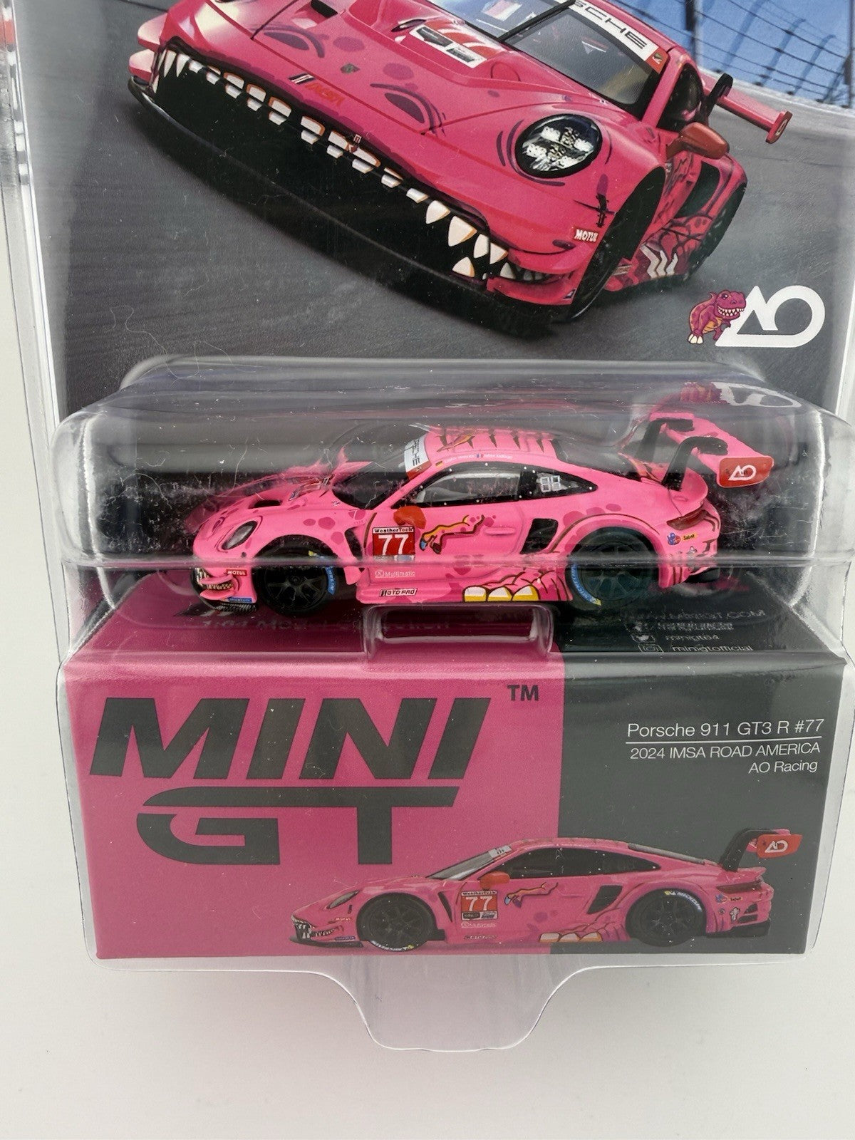 Porsche 911 GT3 R #77 2024 IMSA Road America AO Racing Roxy Mini GT  010522