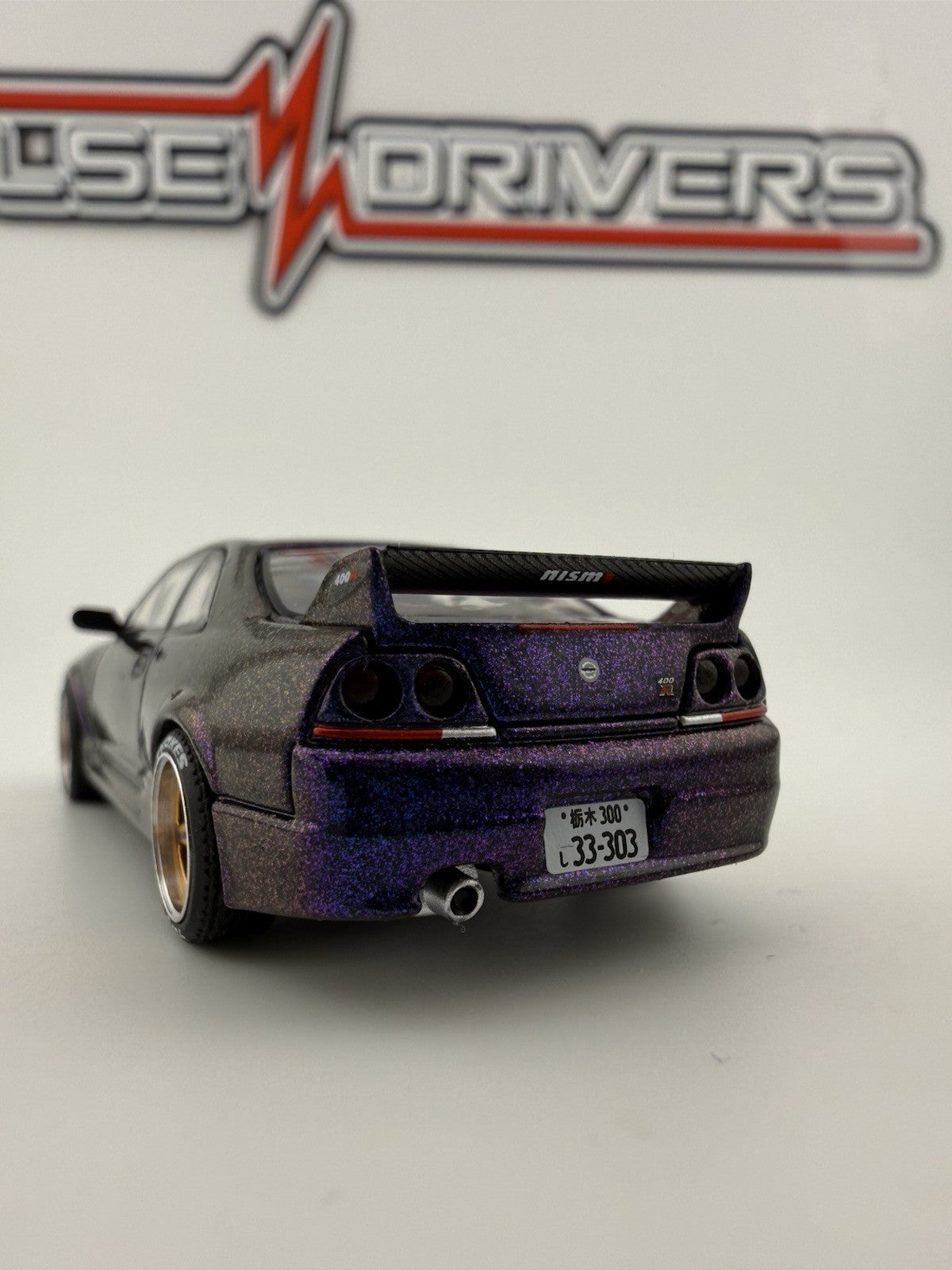 Nissan Skyline GT R R33 Purple   Pop Race PR64 0256 Open Box1