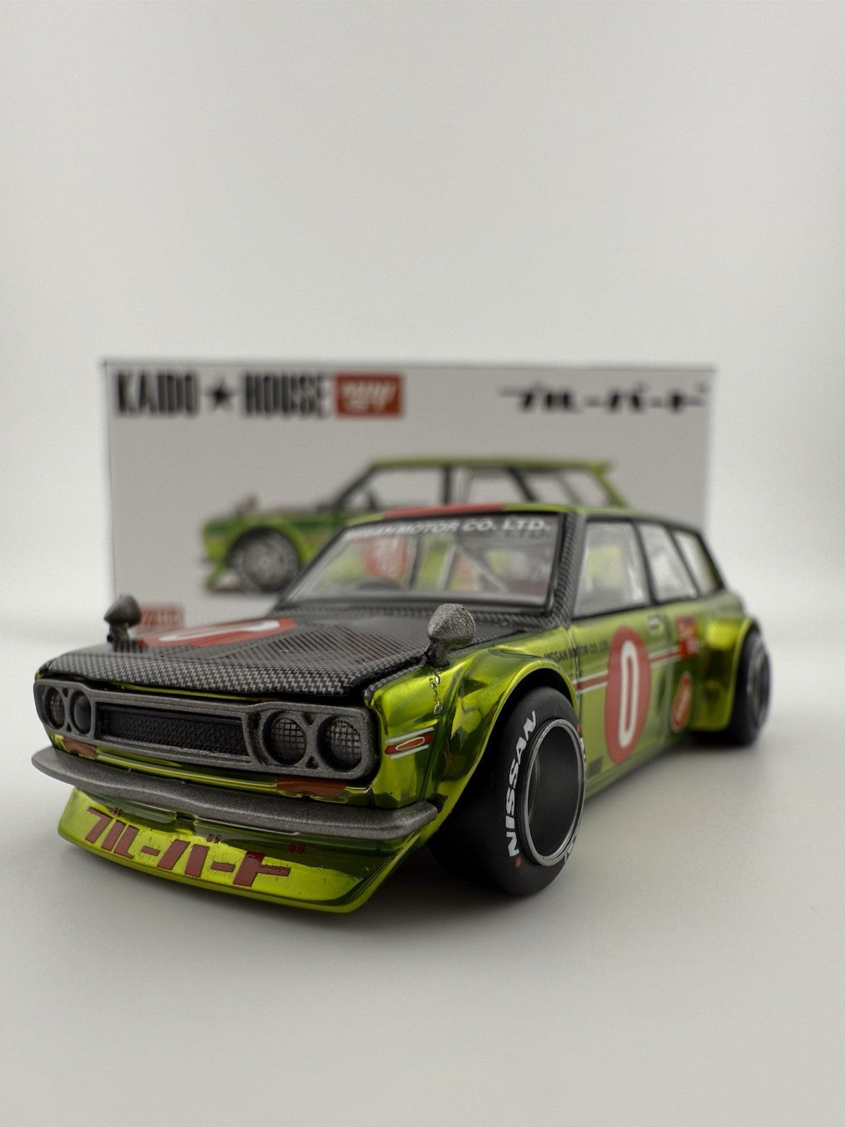 Datsun 510 Wagon Kaido House 0G Flo Yellow   Kaido House KHMG_164 Open Boxes2