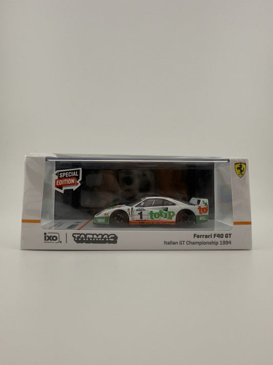 Tarmac Works Ferrari F40 GT Italian Championship 1994 White T64 076 94IGT010
