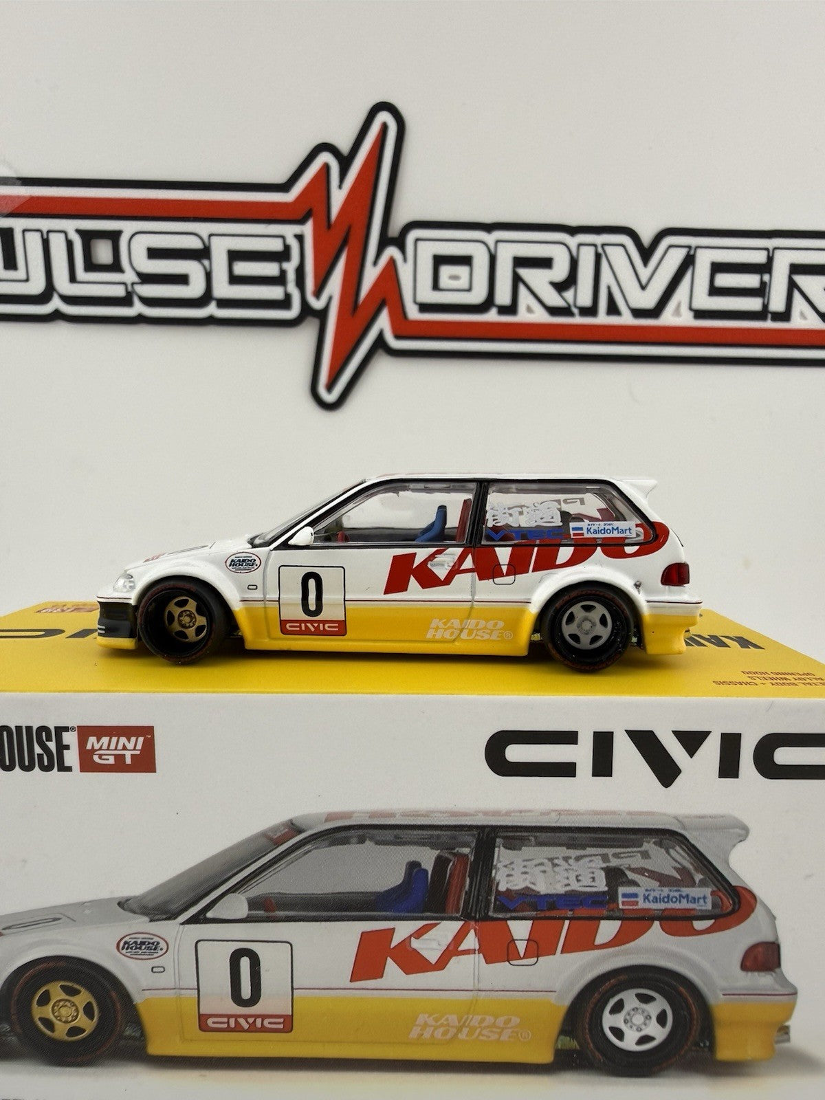 Honda Civic EF Kaido Works   Kaido House x Mini GT KHMG 139 Kandjo V1 Open Box1
