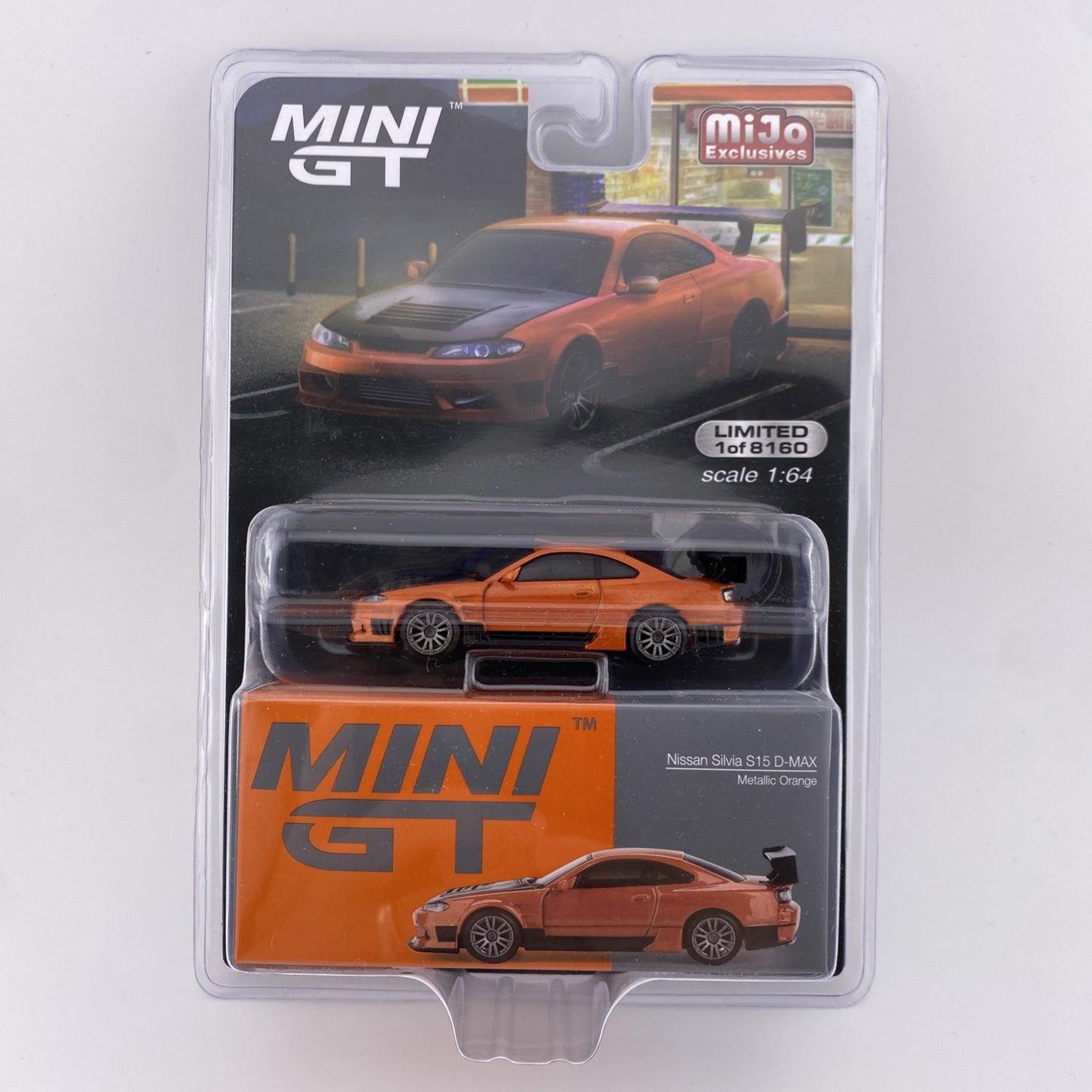 Nissan Silvia (S15) D MAX Metallic Orange   Mini GT MGT 005811