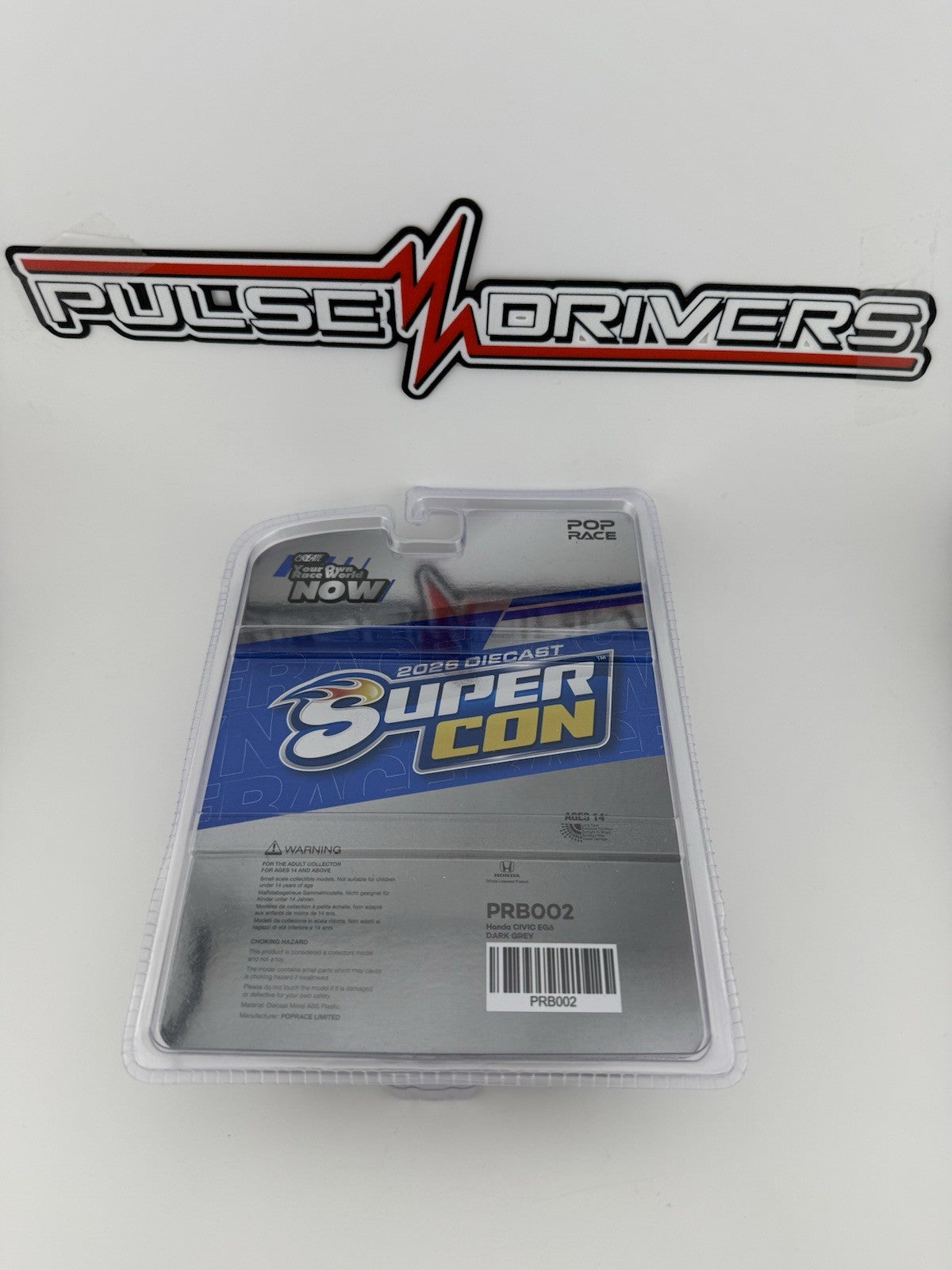 Honda Civic EG6 - Pop Race PRB002 2026 Diecast Supercon Exclusive Las Vegas Car2