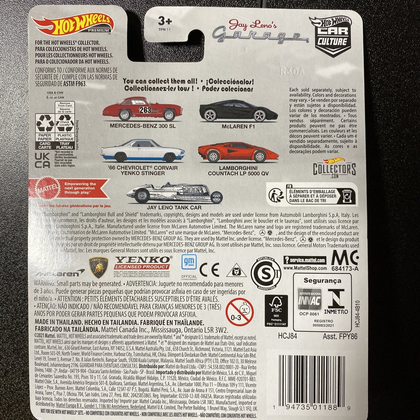 Hot Wheels Jay Leno’s Garage ‘66 Chevrolet Corvair Yenko Stinger 3/5 in Protecto3