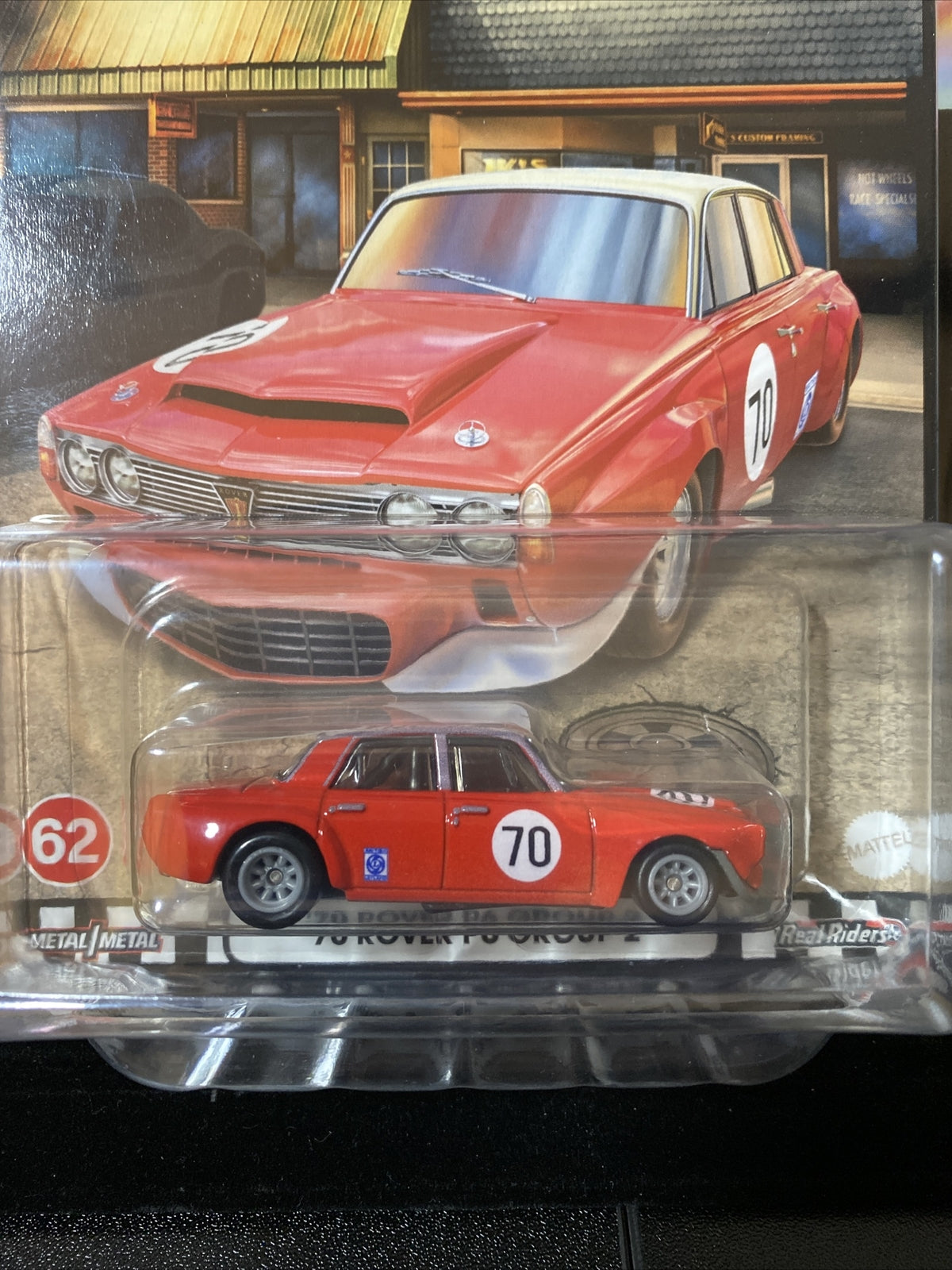 2022 Hot Wheels Premium Boulevard #62   '70 ROVER P6 GROUP 2 in Protector2
