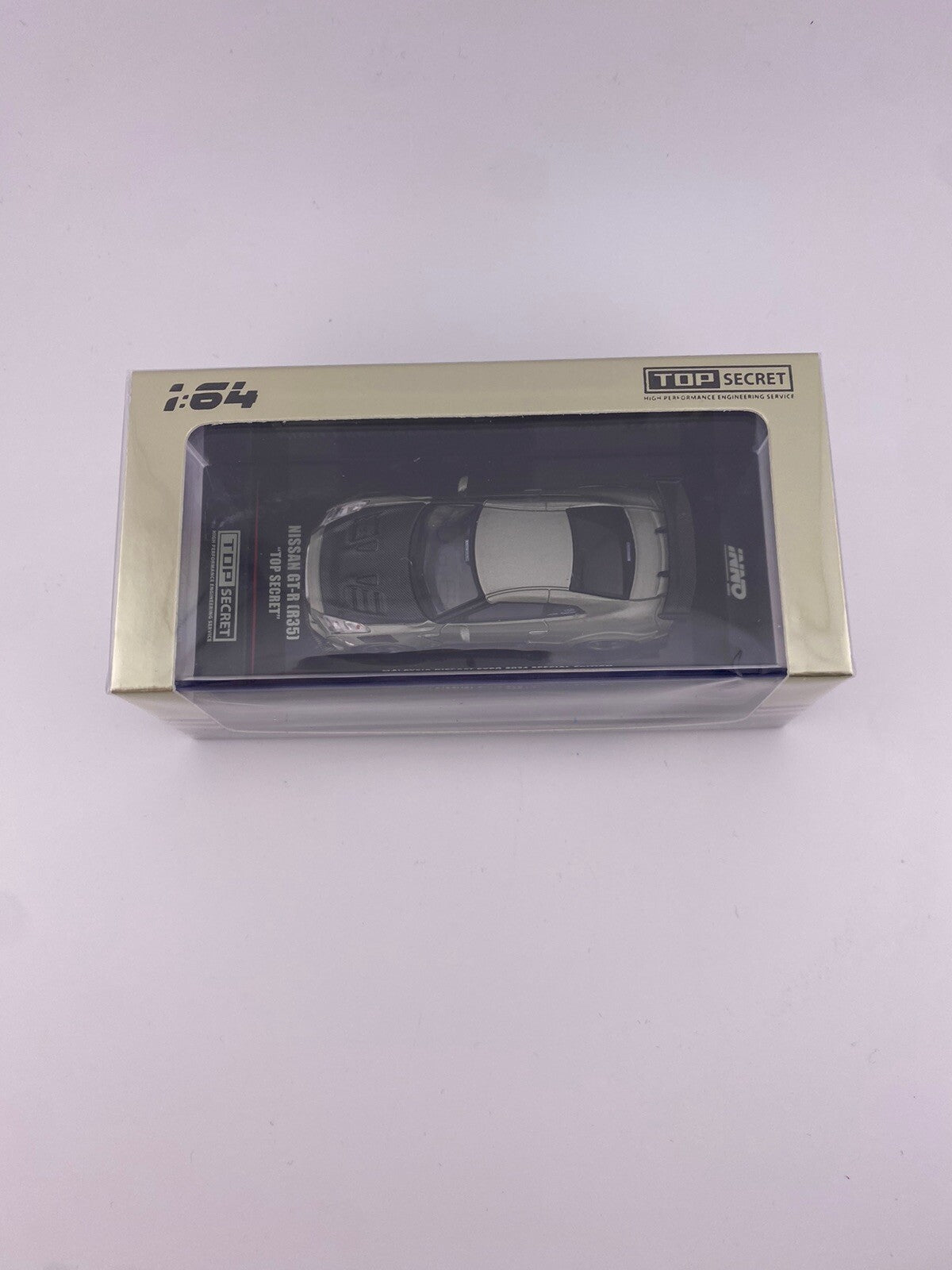 Nissan GT R (R35) Top Secret Silver   INNO64 IN64 R35TS MDX241