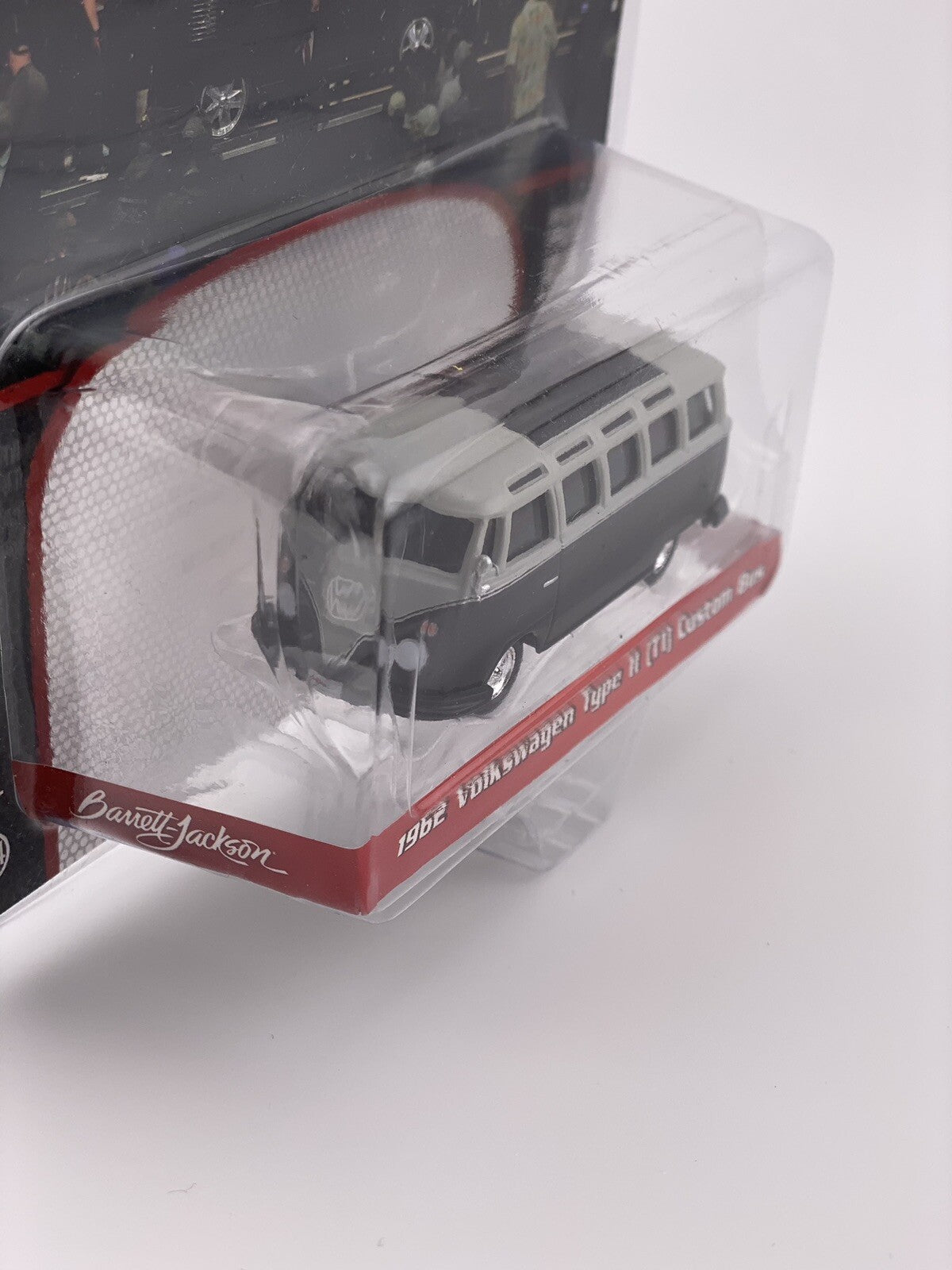 1962 Volkswagen Type 2 (T1) Custom Bus Black and Gray with Silver Stripes (Lo...5