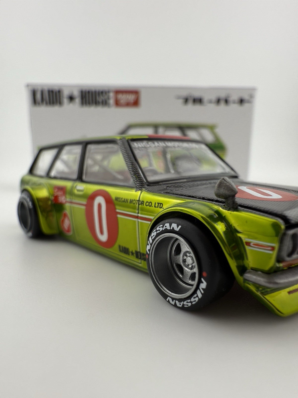 Datsun 510 Wagon Kaido House 0G Flo Yellow   Kaido House KHMG_164 Open Boxes6