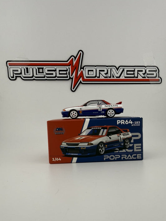 Nissan Skyline GT-R R32 Poprace Australian Diecast Expo Exclusive PR64-01830