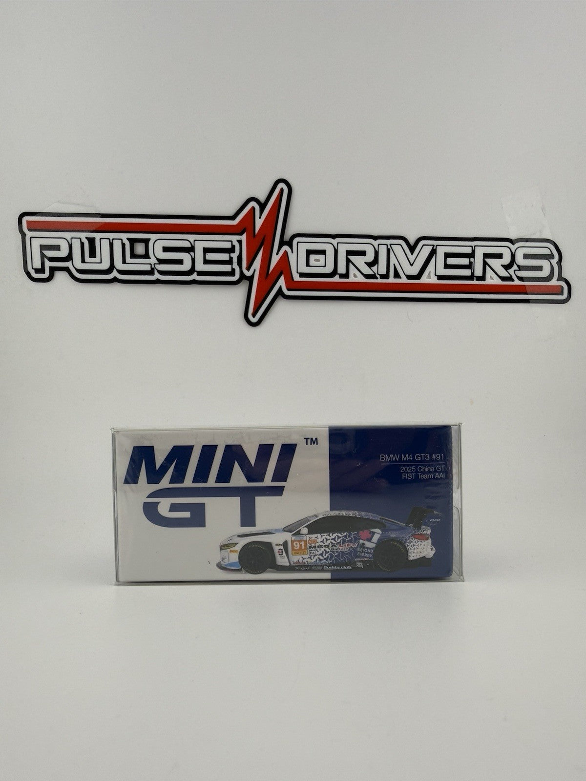 BMW M4 GT3 China GT FIST Team AAI M4 GT3 #91 Mini GT 01108 New Sealed4