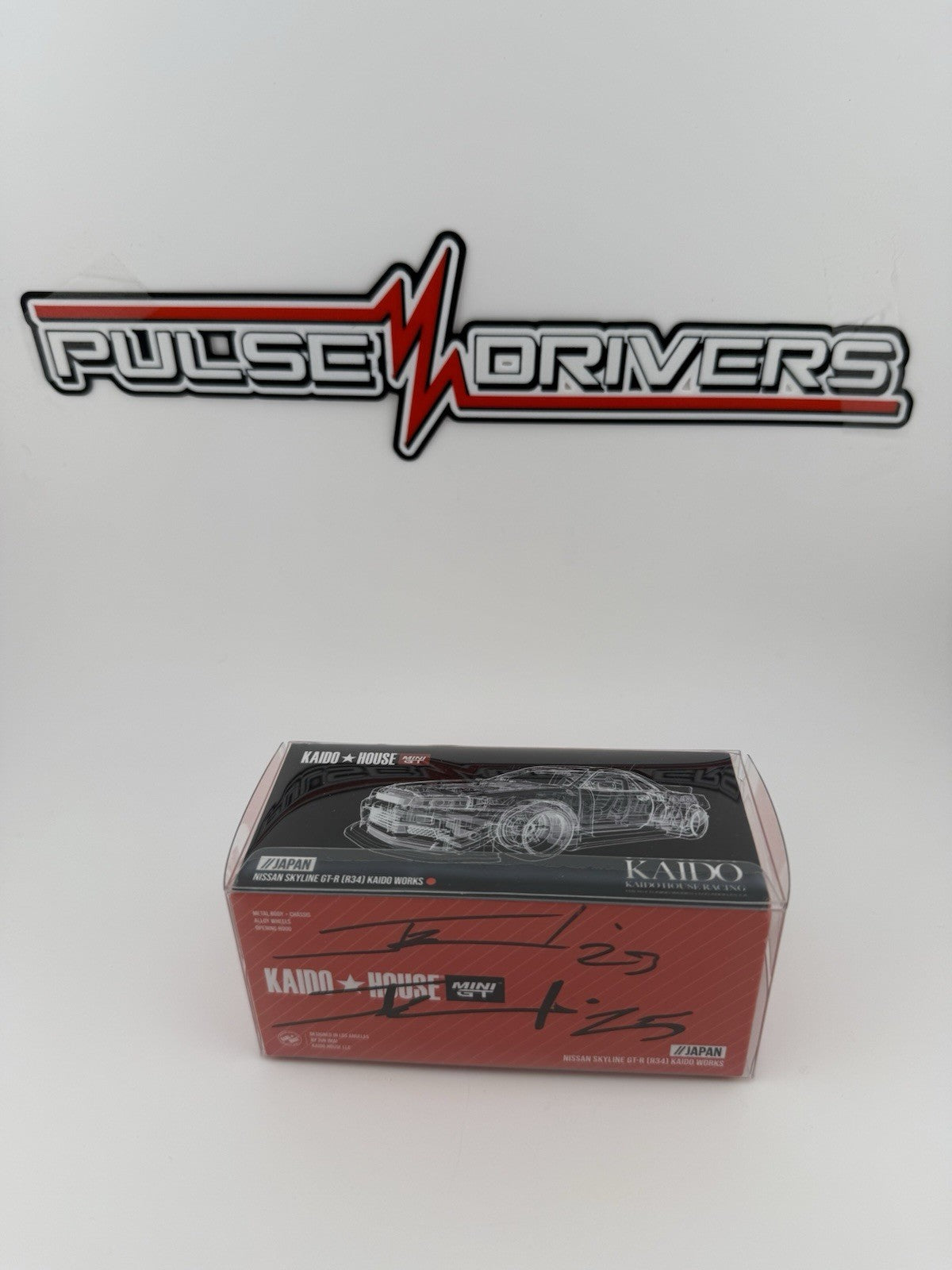 Nissan Skyline GT R (R34) Kaido House Red   Kaido House KHMG 057 2023 Shizuoka1