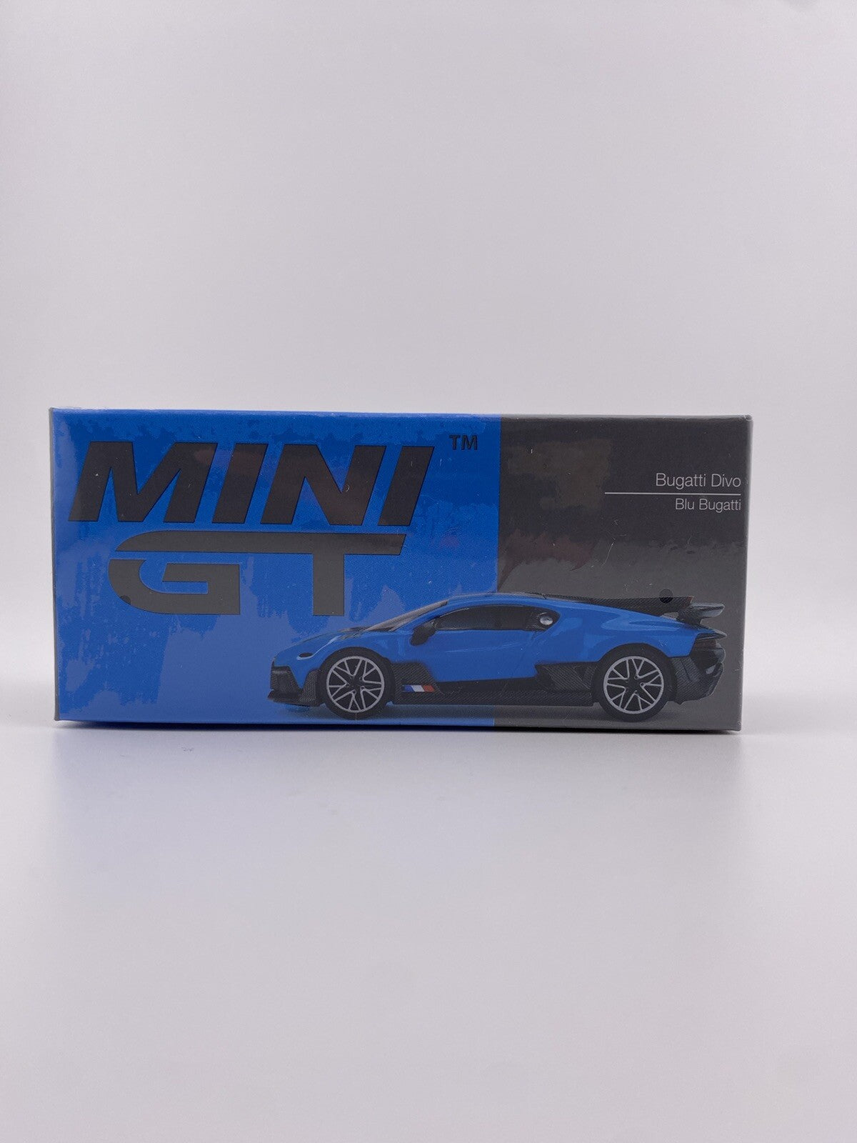 Bugatti Divo   Blu Bugatti   Mini GT 00601   Box Sealed1