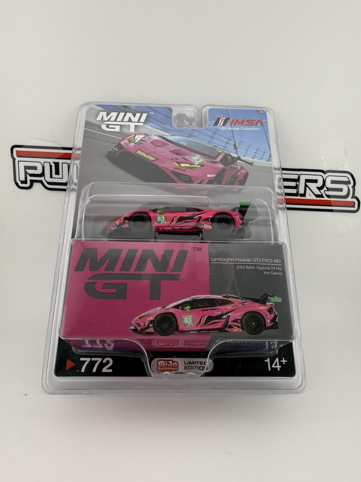 Lamborghini Huracan GT3 EVO - Mini GT MGT 00772  83 Iron Dames IMSA 2023 Daytona0