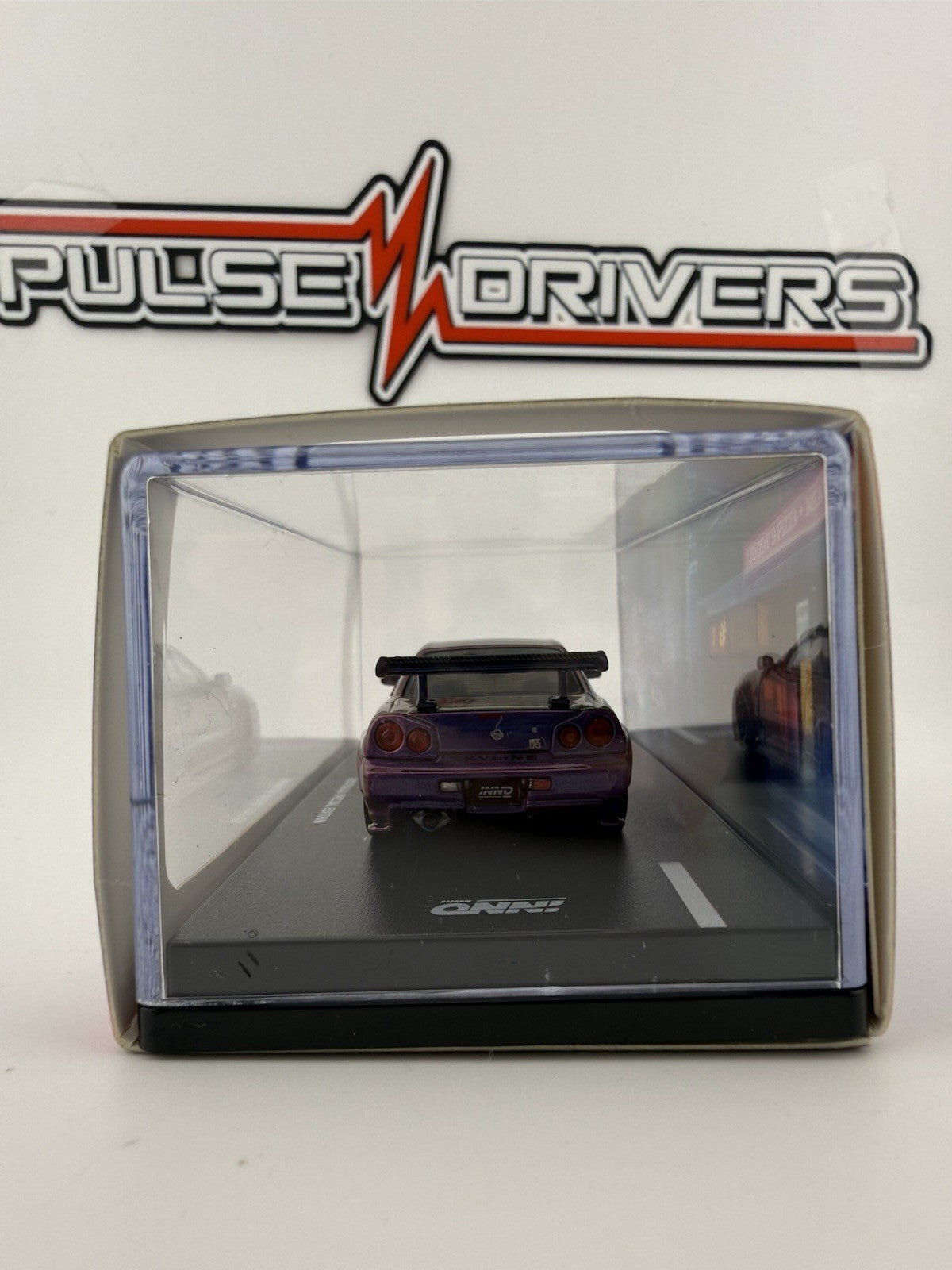 Nissan Skyline GT R (R34) Z Tune Midnight Purple INNO64 IN64 R34ZT ENDGAME Open5