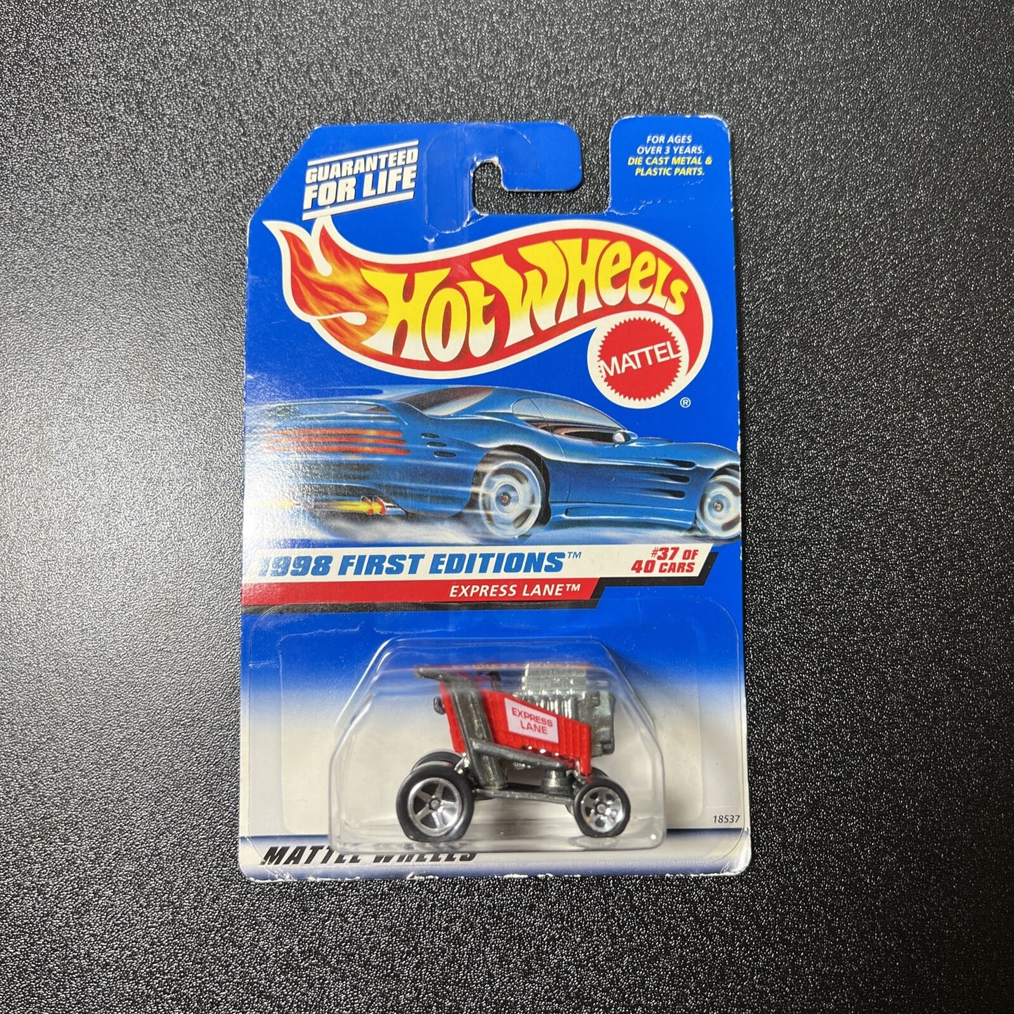 Hot Wheels Delivery Truck 1:64   Red and Express Lane 1998 FE1