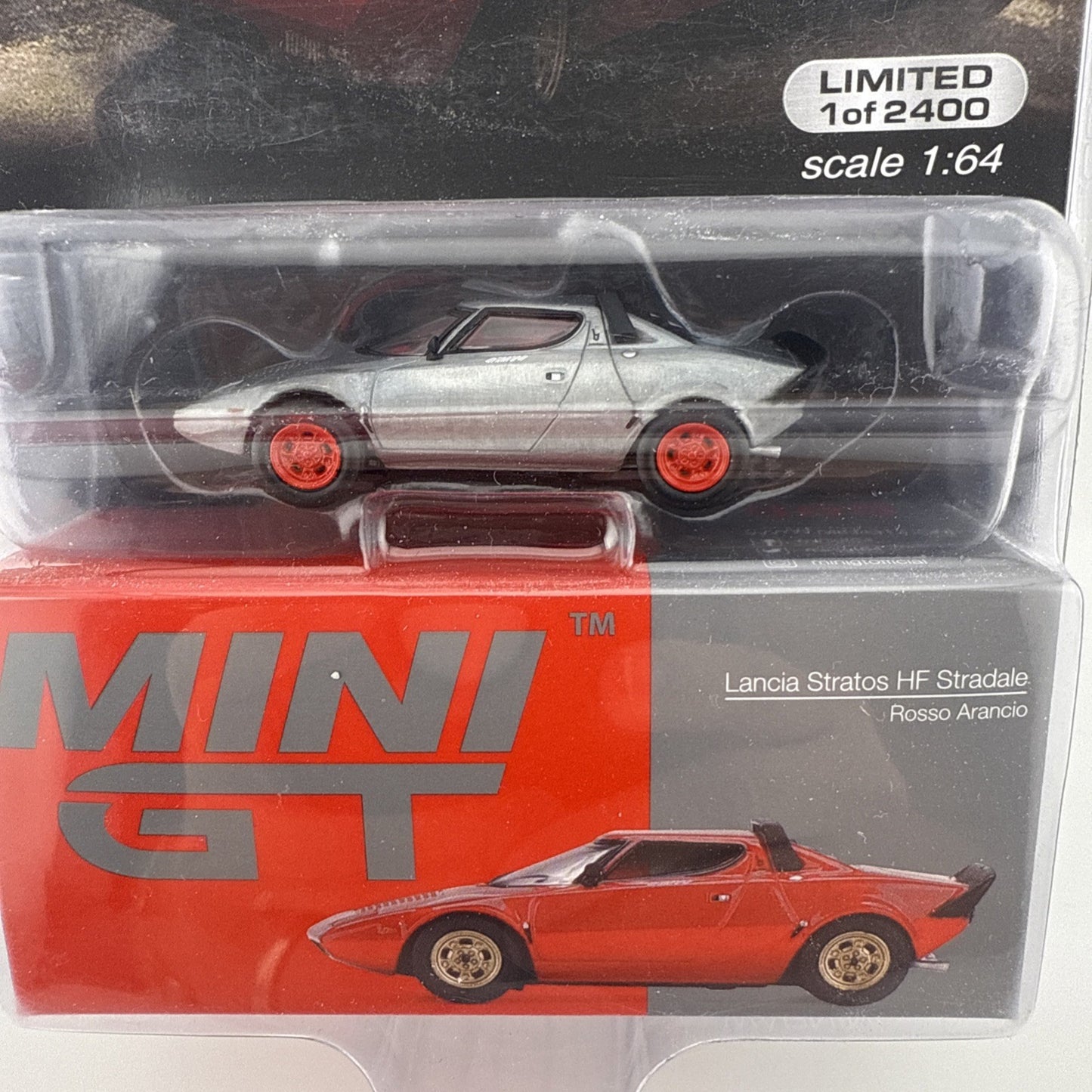 Chase   Lancia Stratos HF Rosso Arancio   Mini GT MGT 003652