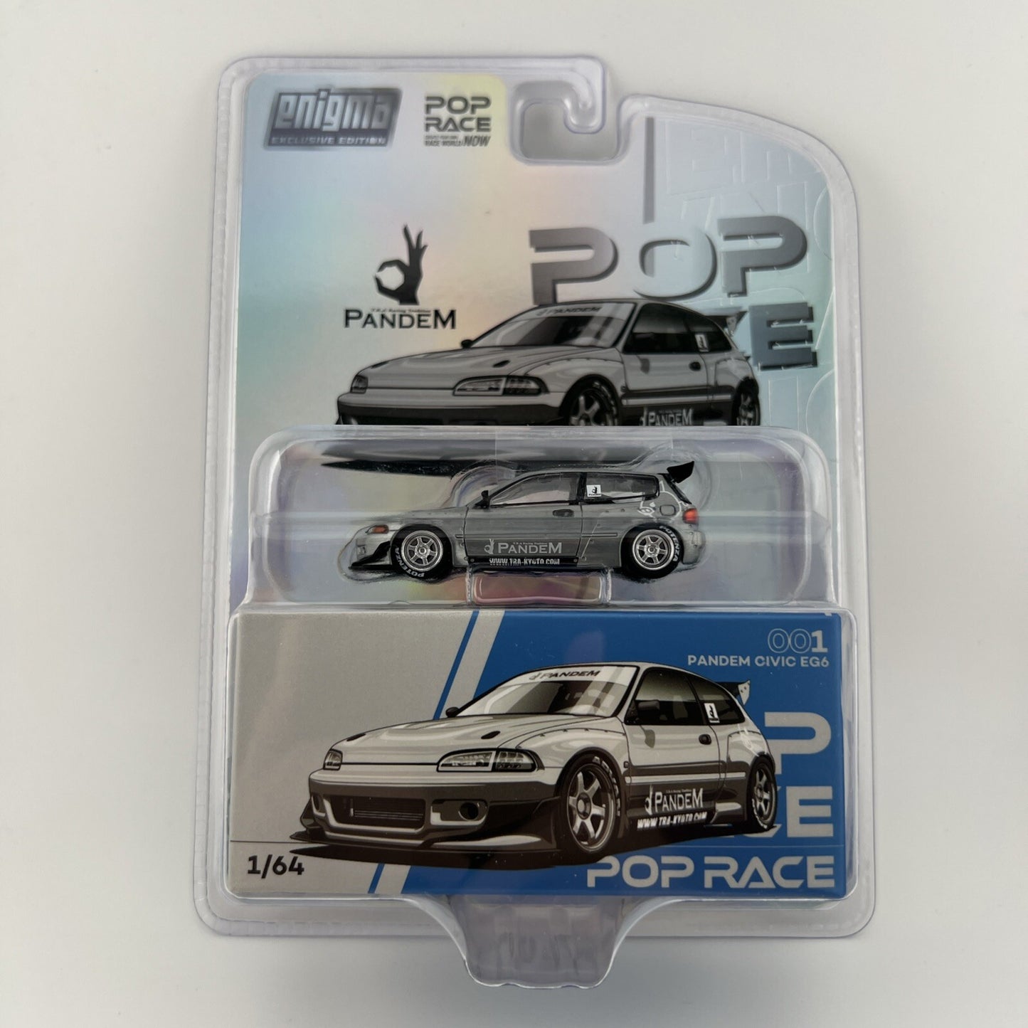 Pandem Civic EG6 Raw Metal   POPRACE PRE 001 CH1