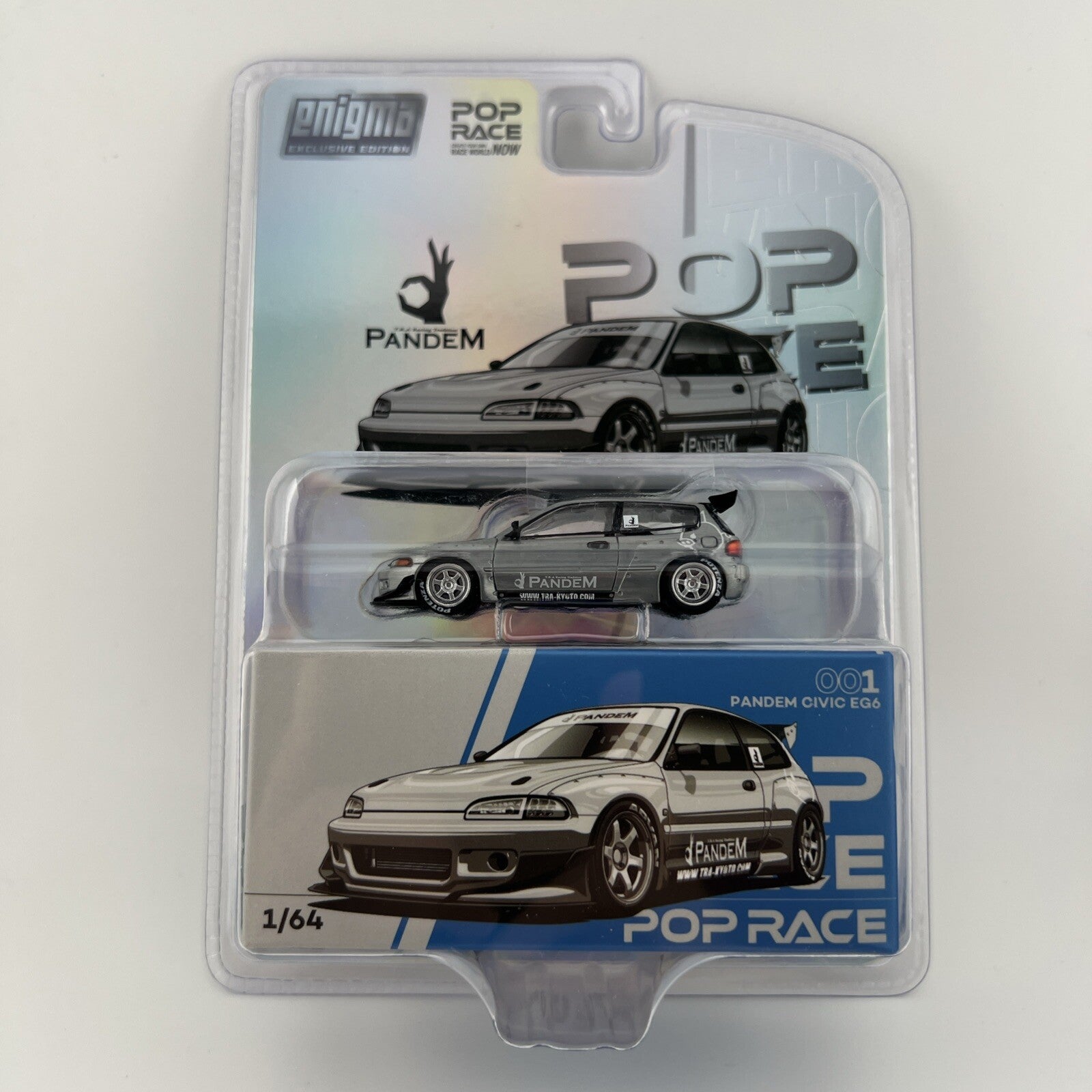 Pandem Civic EG6 Raw Metal   POPRACE PRE 001 CH1