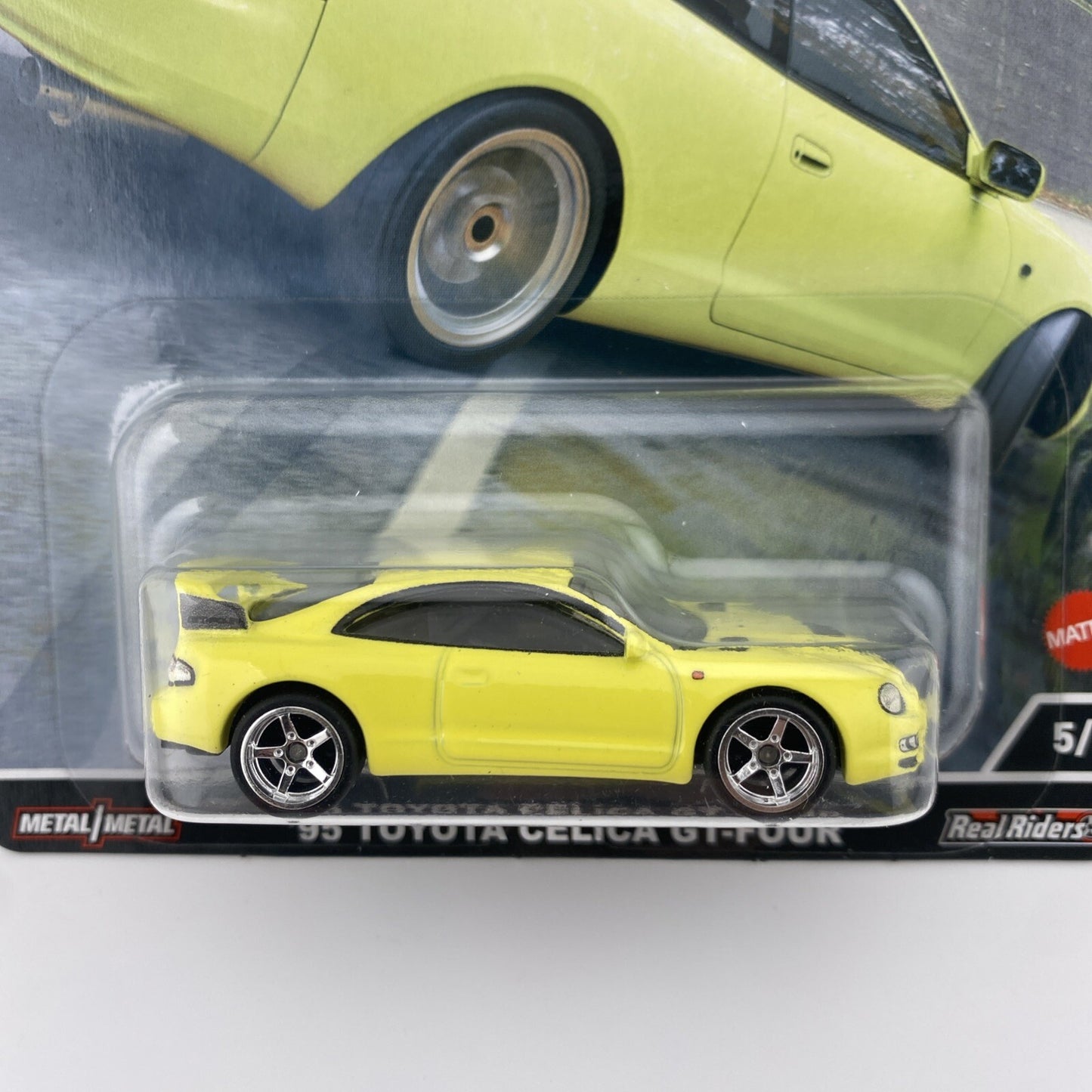 95 Toyota Celica GT Four Yellow   Hot Wheels Mountain Drifters 5/5 in Protector1