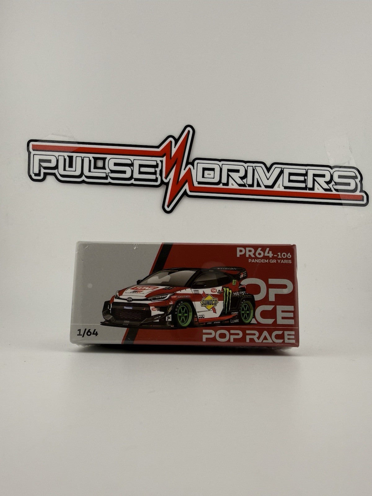 Pandem GR Yaris POPRACE PR64-0106 Diago Saito 87 Monster Energy0
