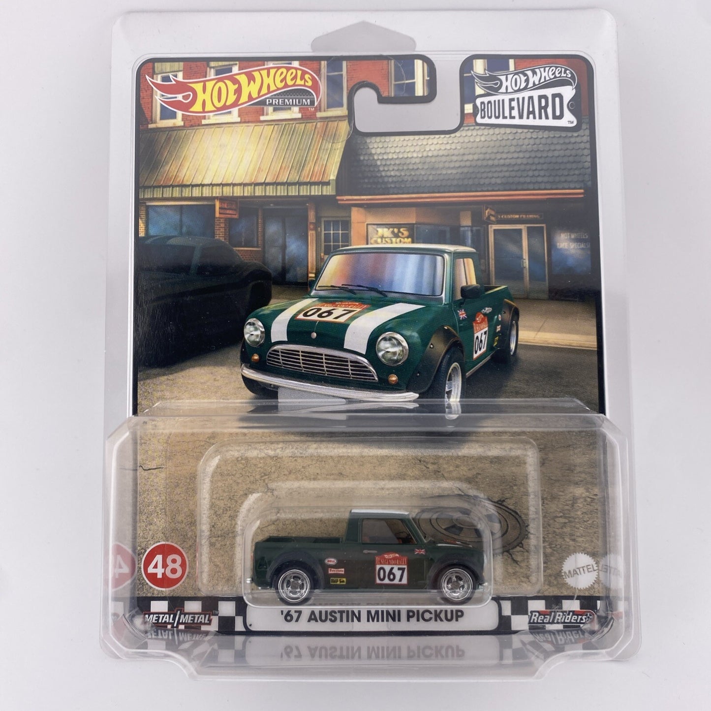 67 Austin Mini Pickup   Hot Wheels 2022 Boulevard  #48 in Protector4