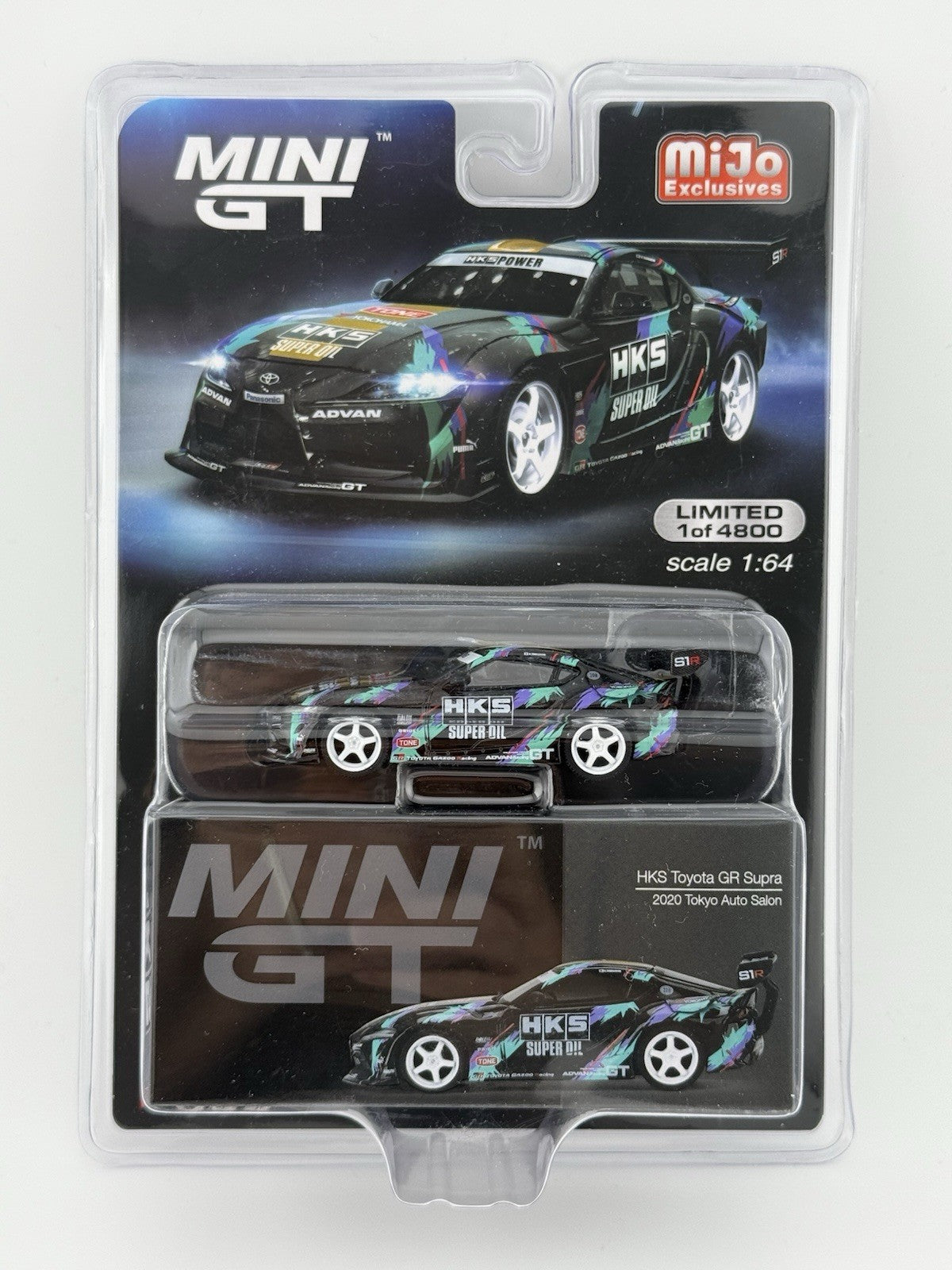 HKS Toyota GR Supra (A90) Black   Mini GT MGT 00350 2020 Toyota Auto Salon1