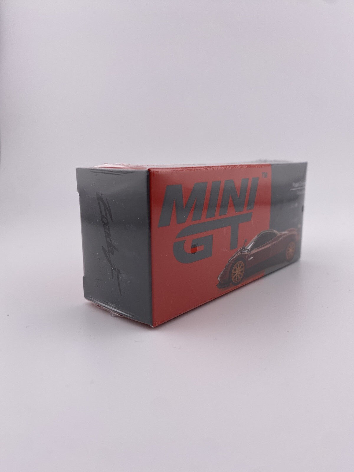 Pagani Zonda F   Rosso Dubai   Mini GT 00382   Box Sealed2
